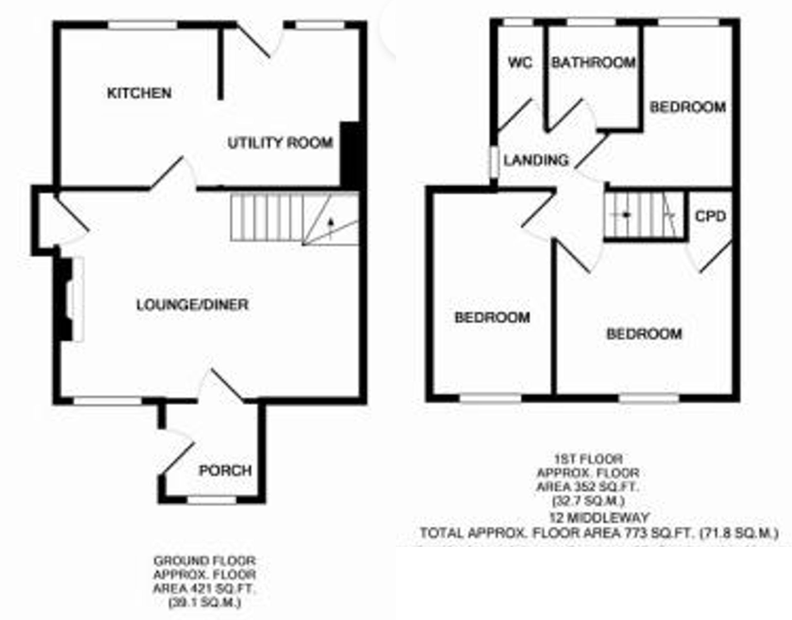 Middleway, St Blazey, Par, Cornwall PL24, 3 bedroom semidetached house