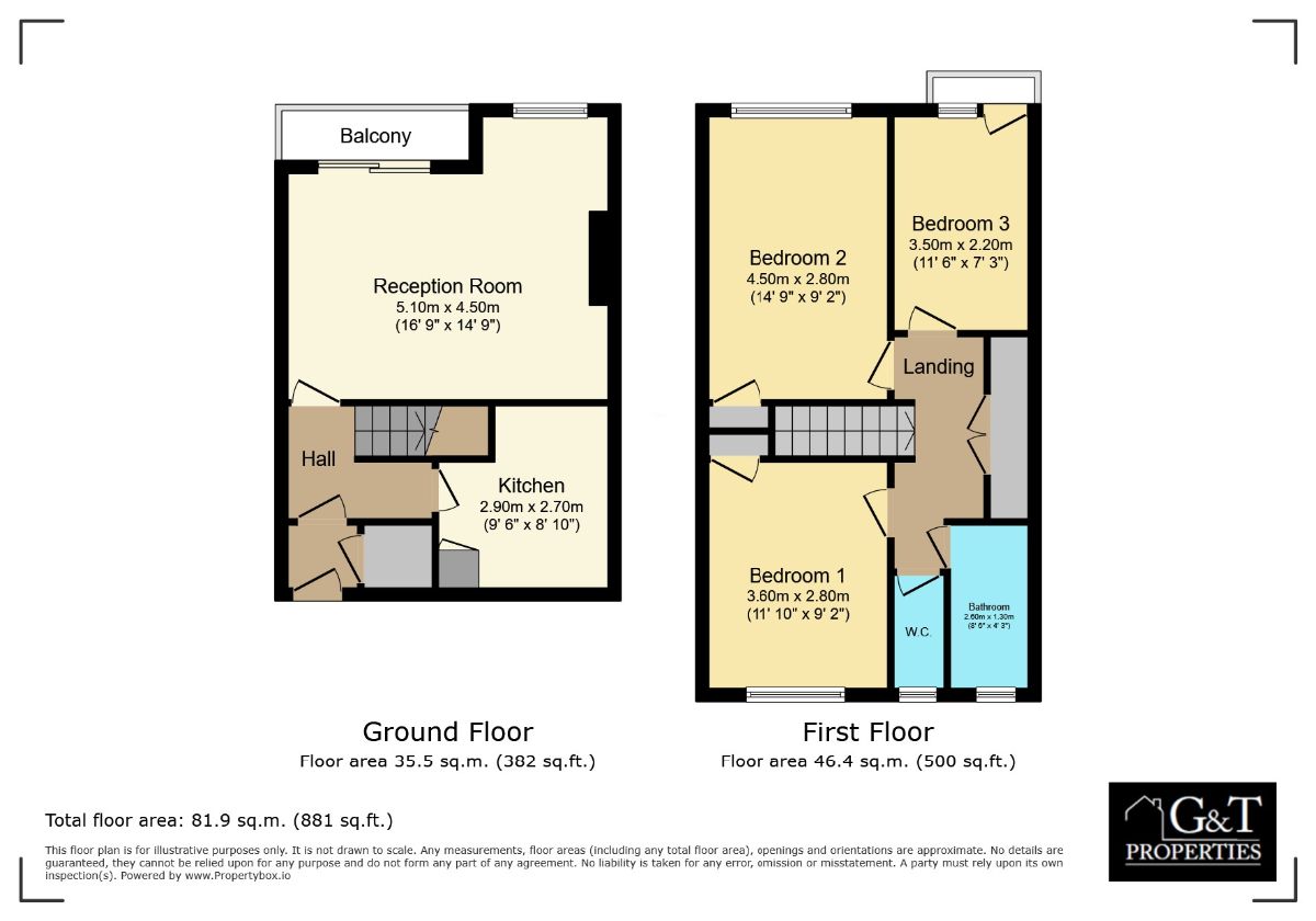 22 Westthorpe Grove, Birmingham floorplan