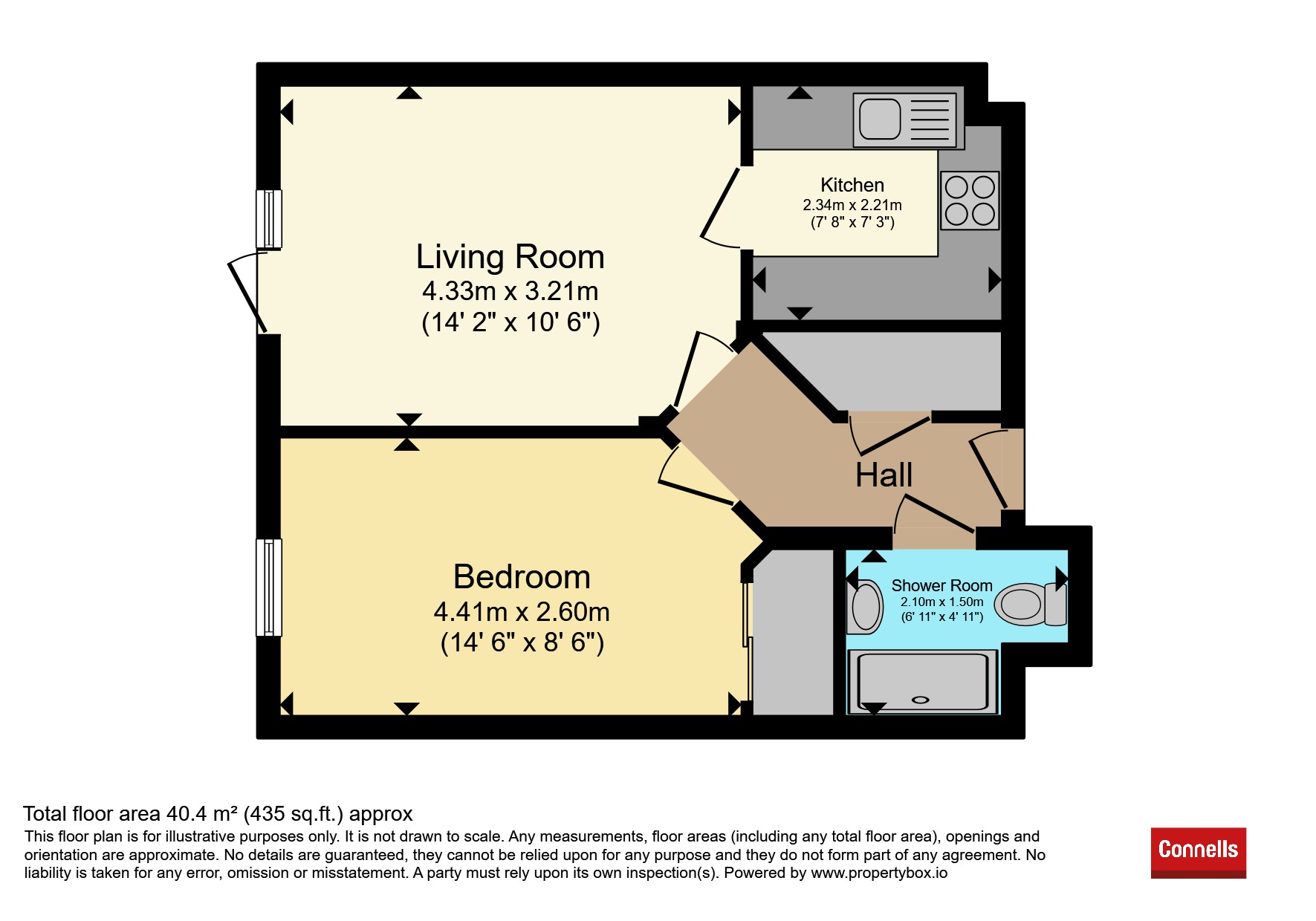 Apartment 12, Concorde Lodge, Southmead Road, Bristol floorplan