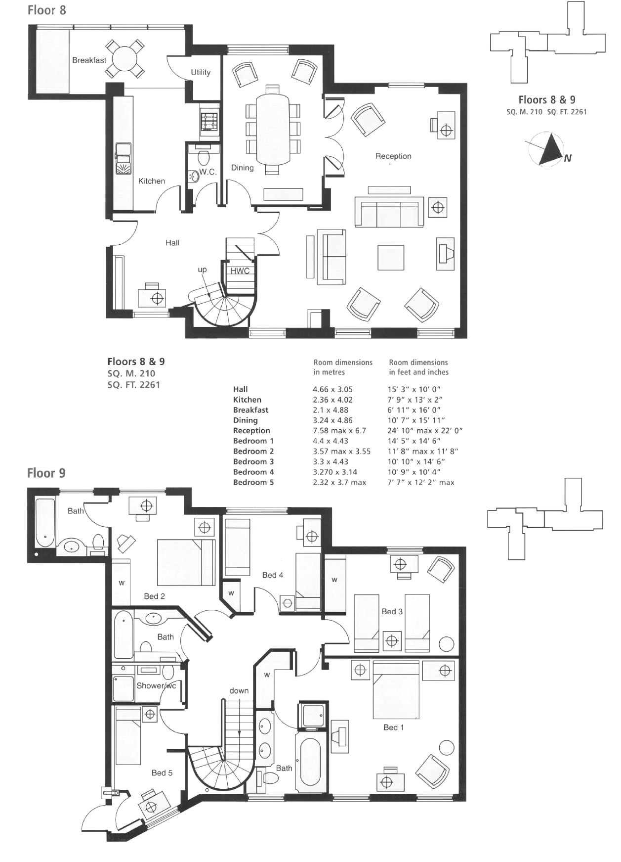Flat 1003, Boydell Court, St. Johns Wood Park, London floorplan