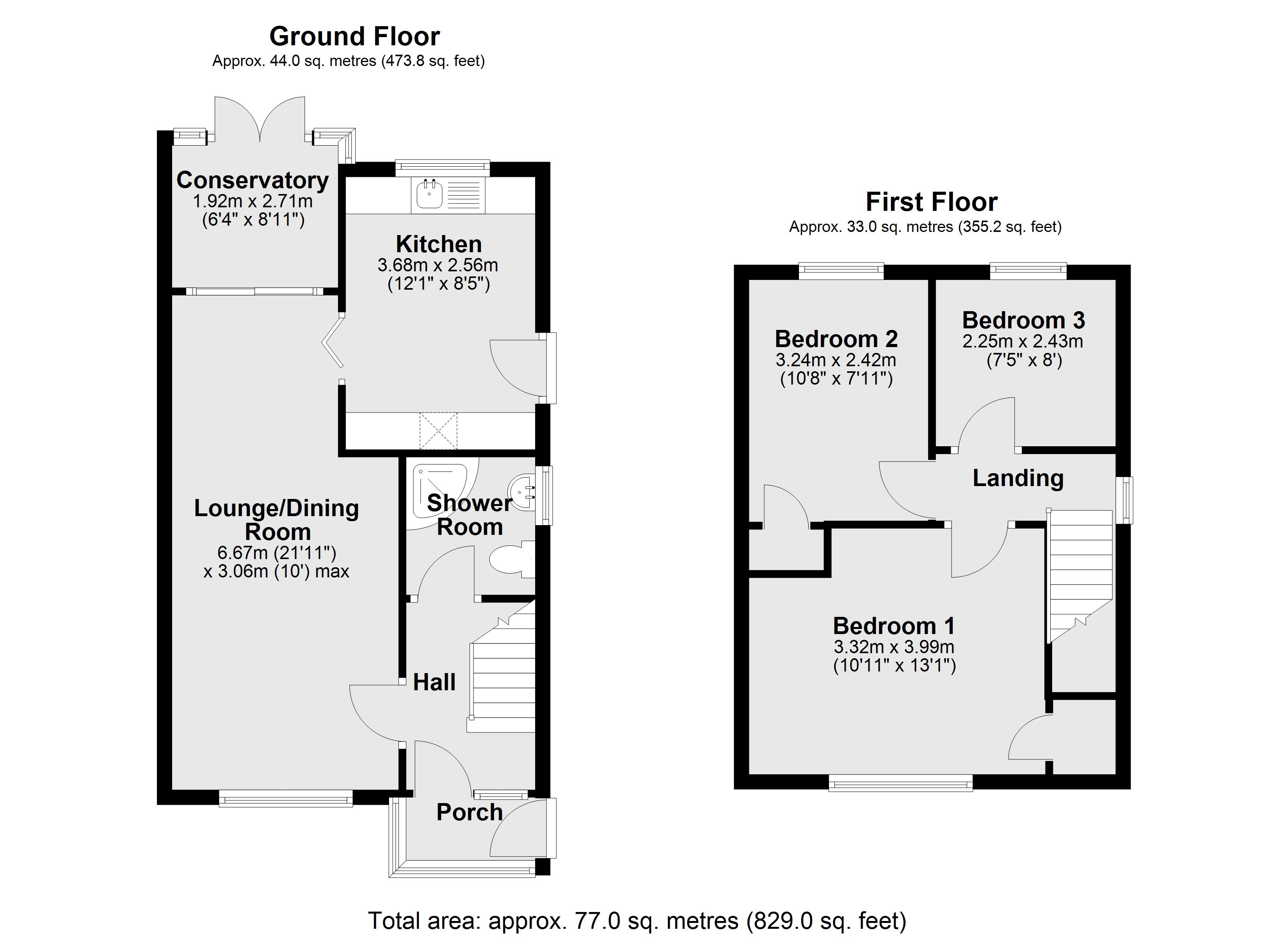 26, Sidlaw Grove, Lincoln floorplan