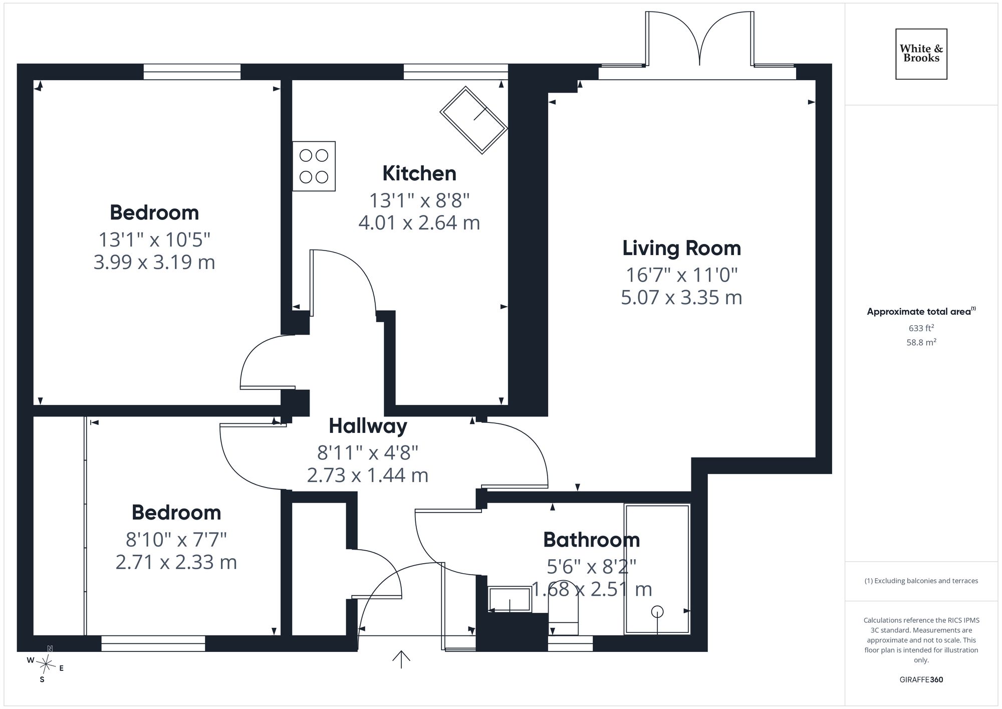Flat 2, Bernardsgate, Chichester floorplan
