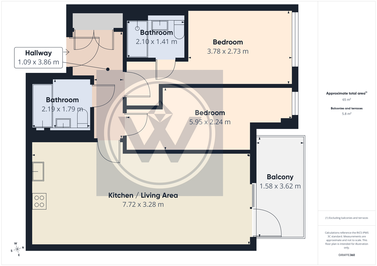 19 Ashwell House,Healum Avenue, Southall floorplan