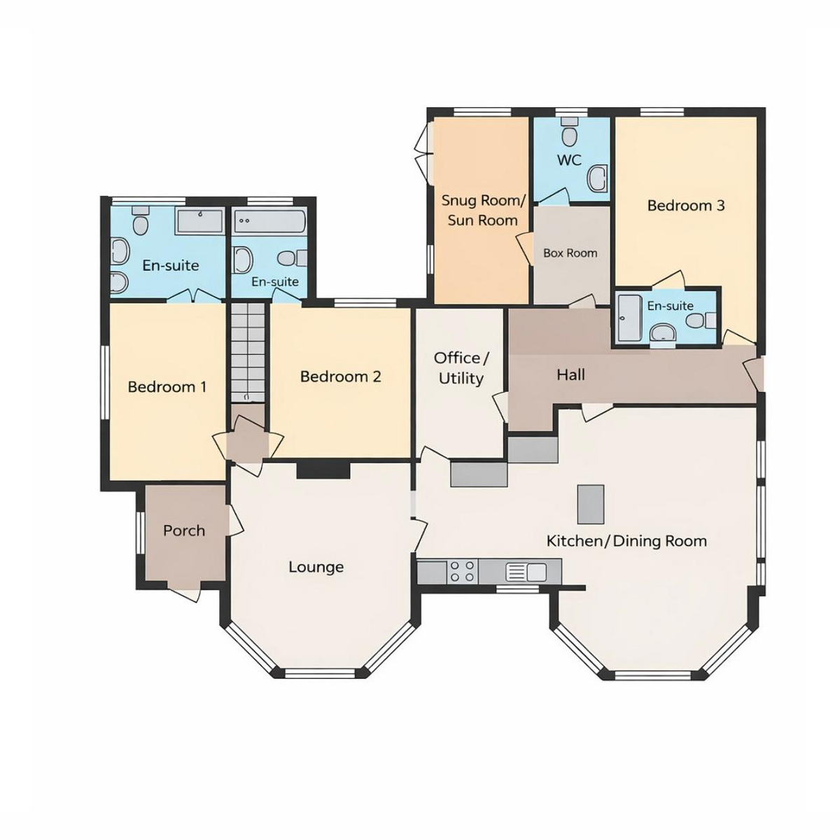 115, Bradford Road, Wakefield floorplan