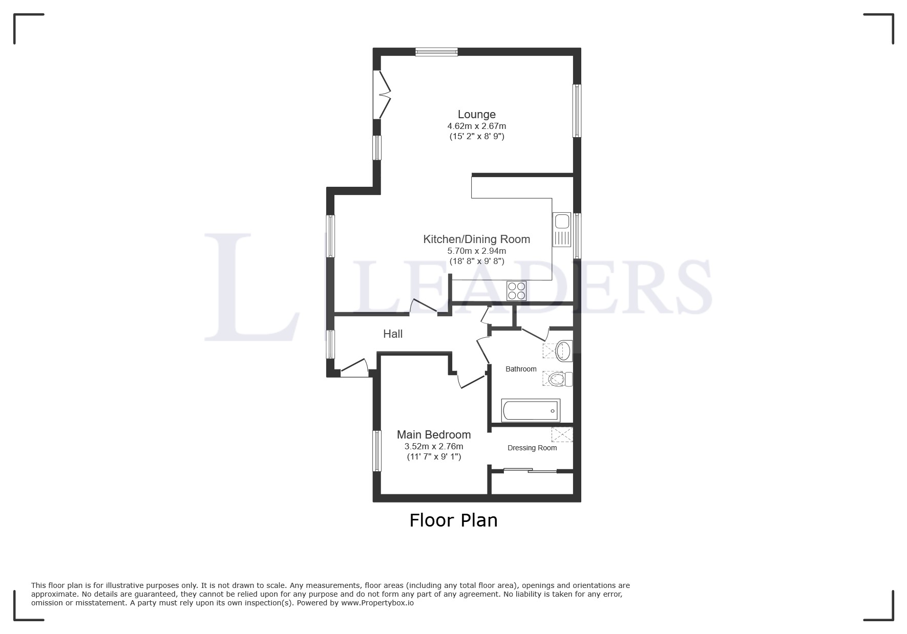 4, Christchurch Place, Eastbourne floorplan
