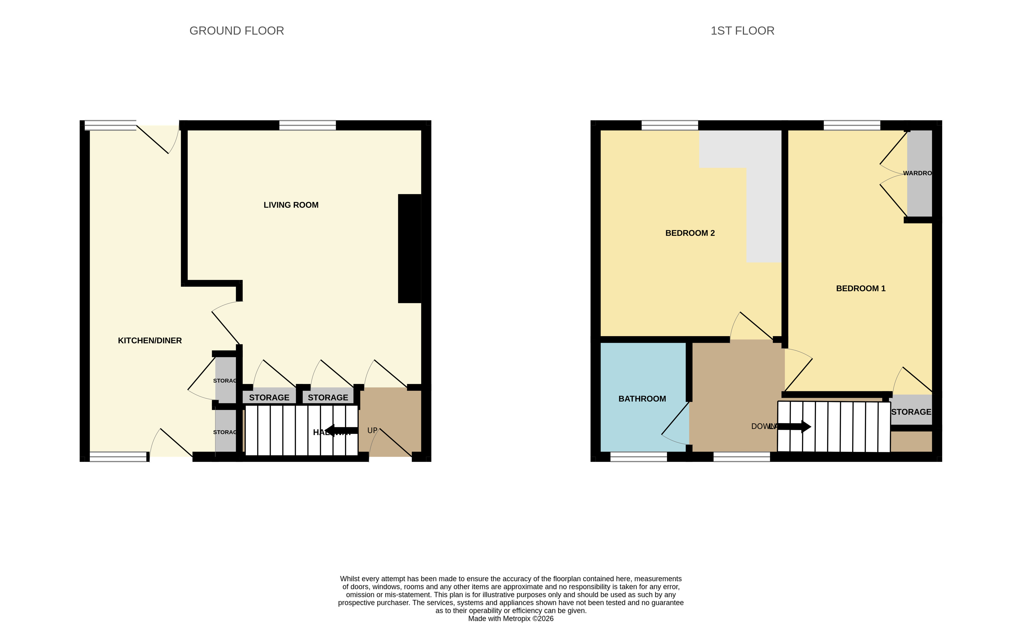 8 Mossgiel Place, Stevenston, KA20 4HB floorplan