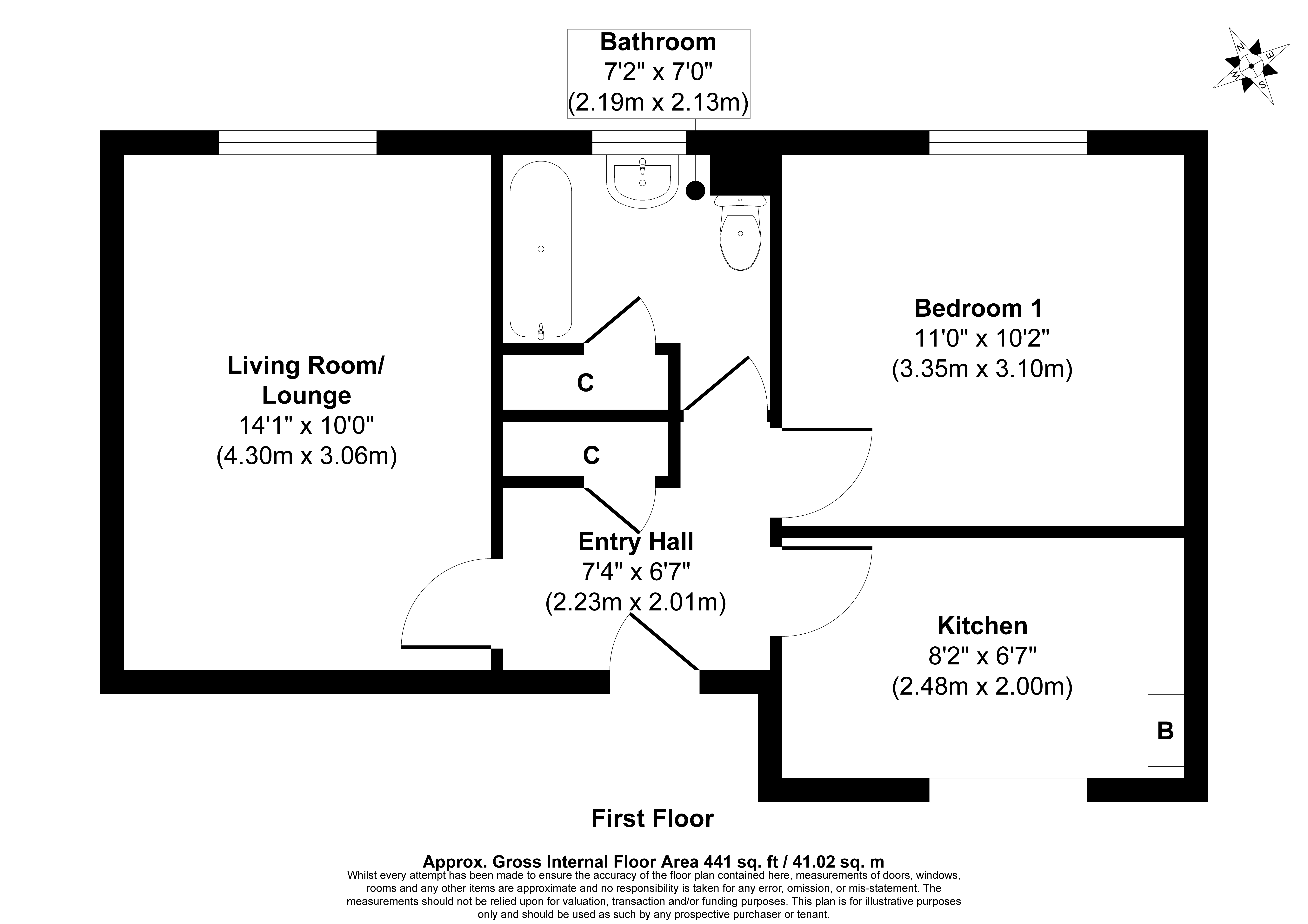 33, Derwent Way, Gillingham floorplan