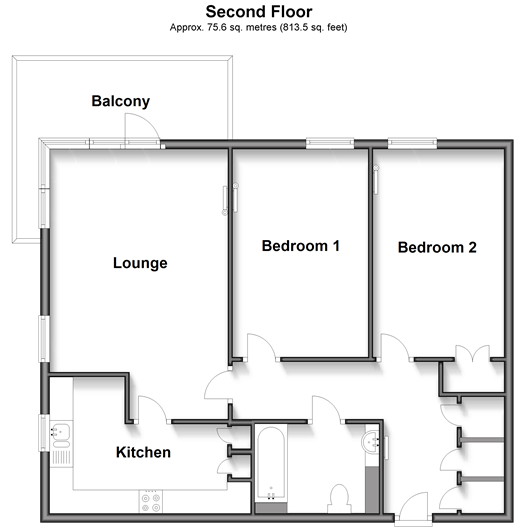 Pankhurst Avenue, Brighton floorplan