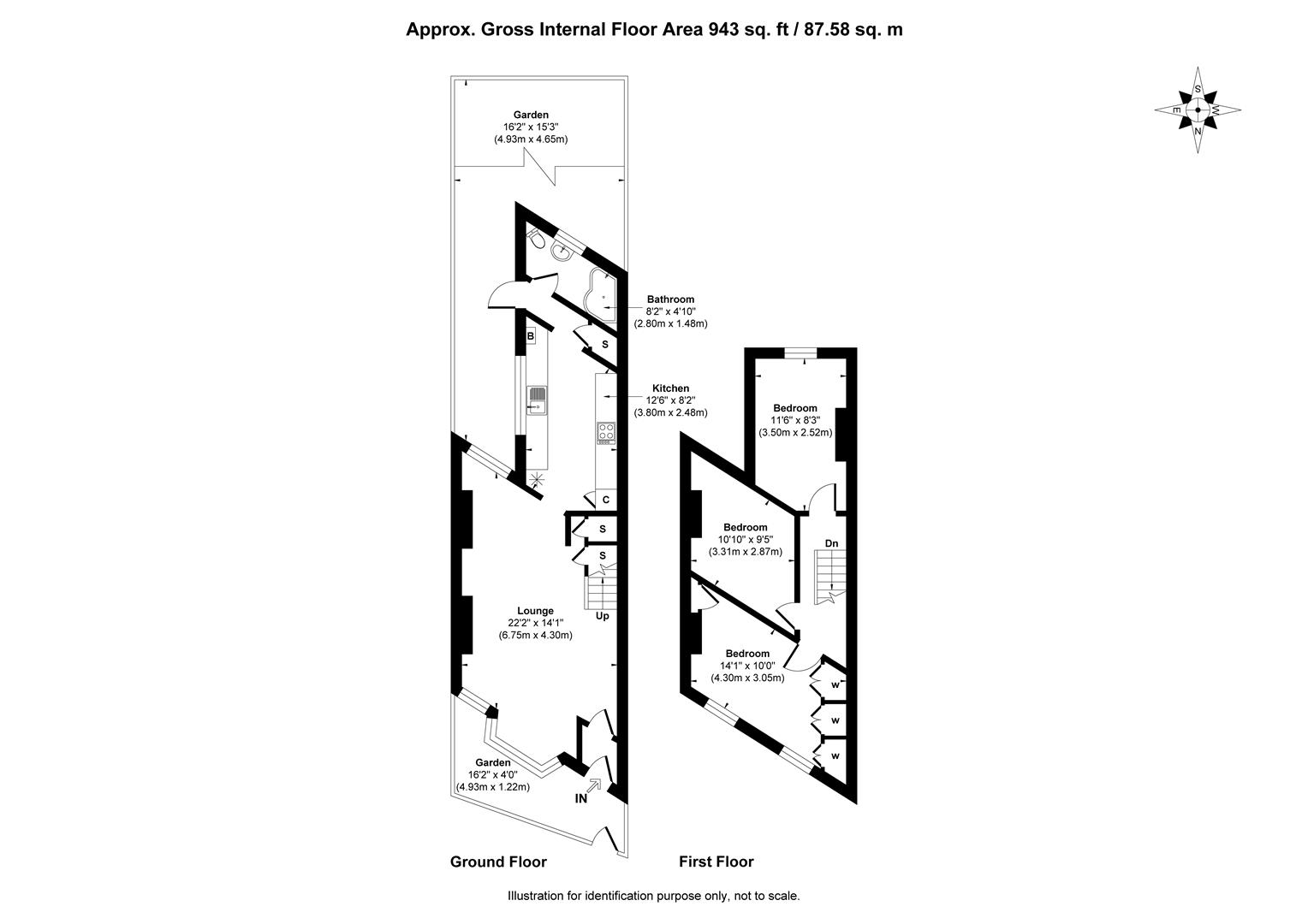 37, Rays Avenue, London floorplan