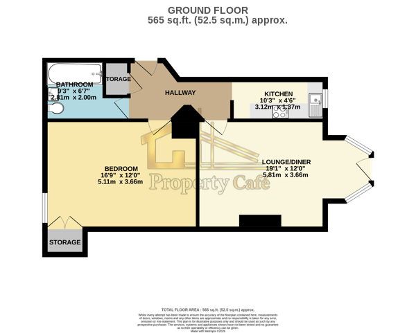The Alexandra, Eversfield Place, St Leonards-on-Sea floorplan