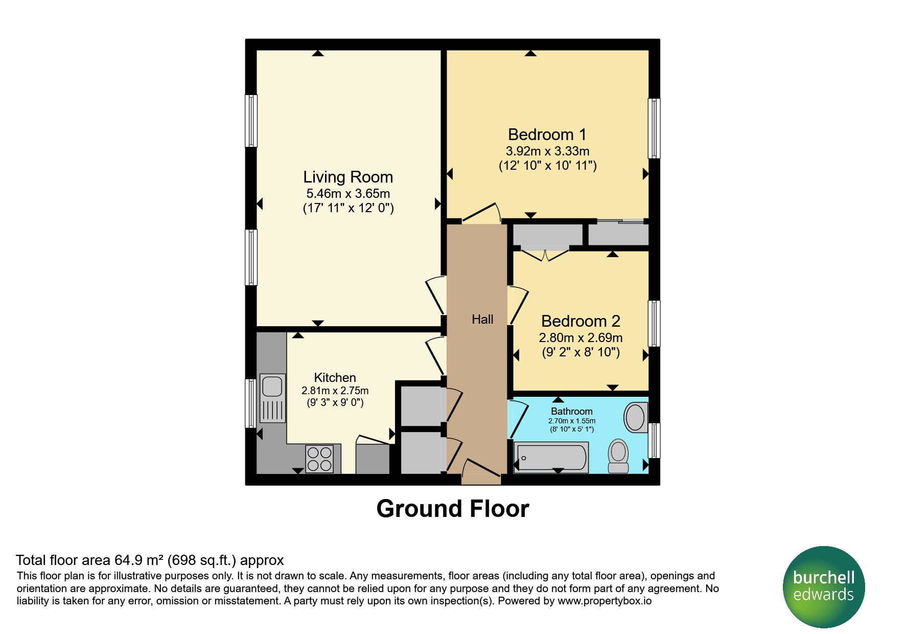 14, Robin Down Court, Mansfield floorplan