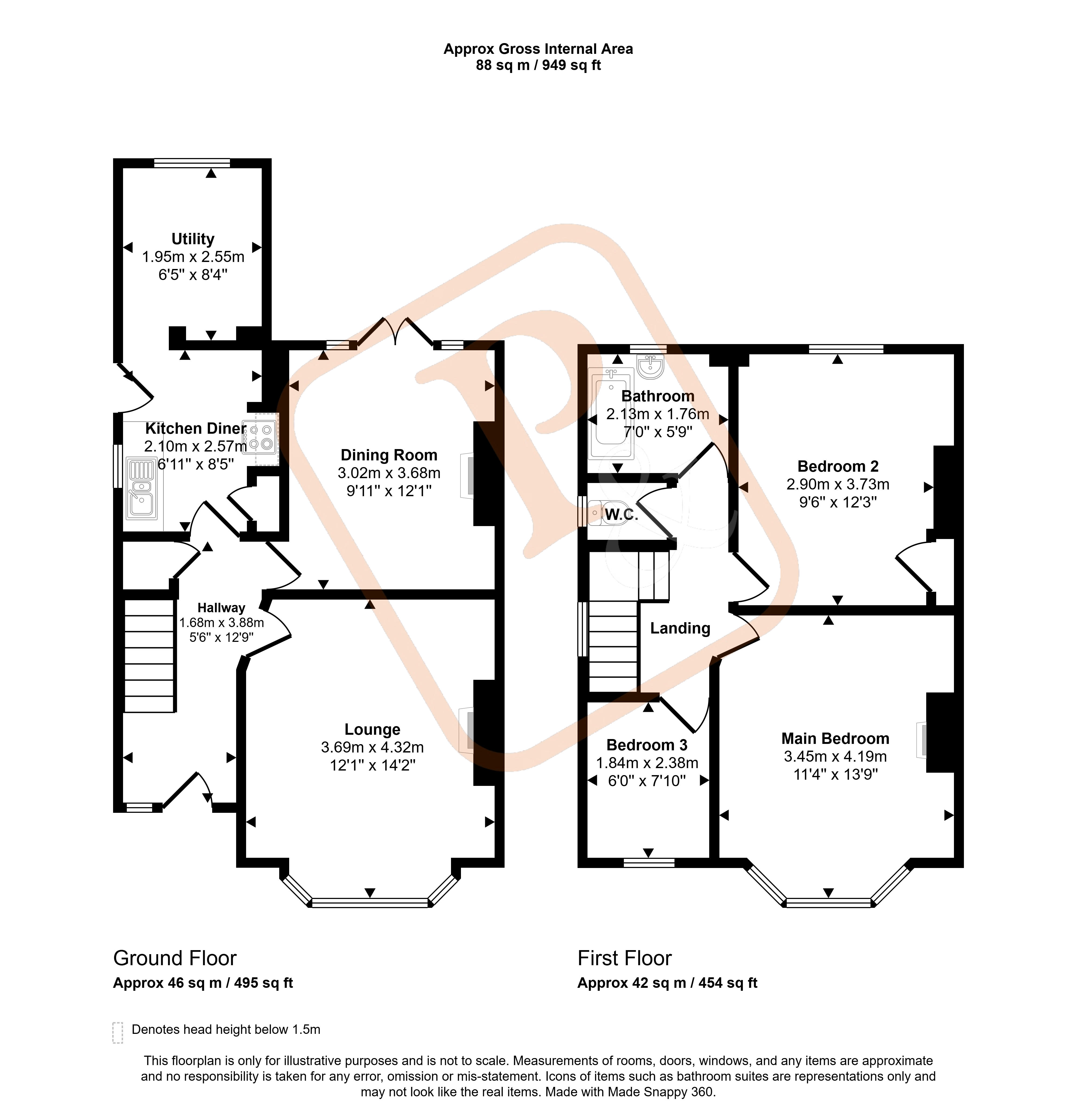 49, Drury Road, Essex floorplan