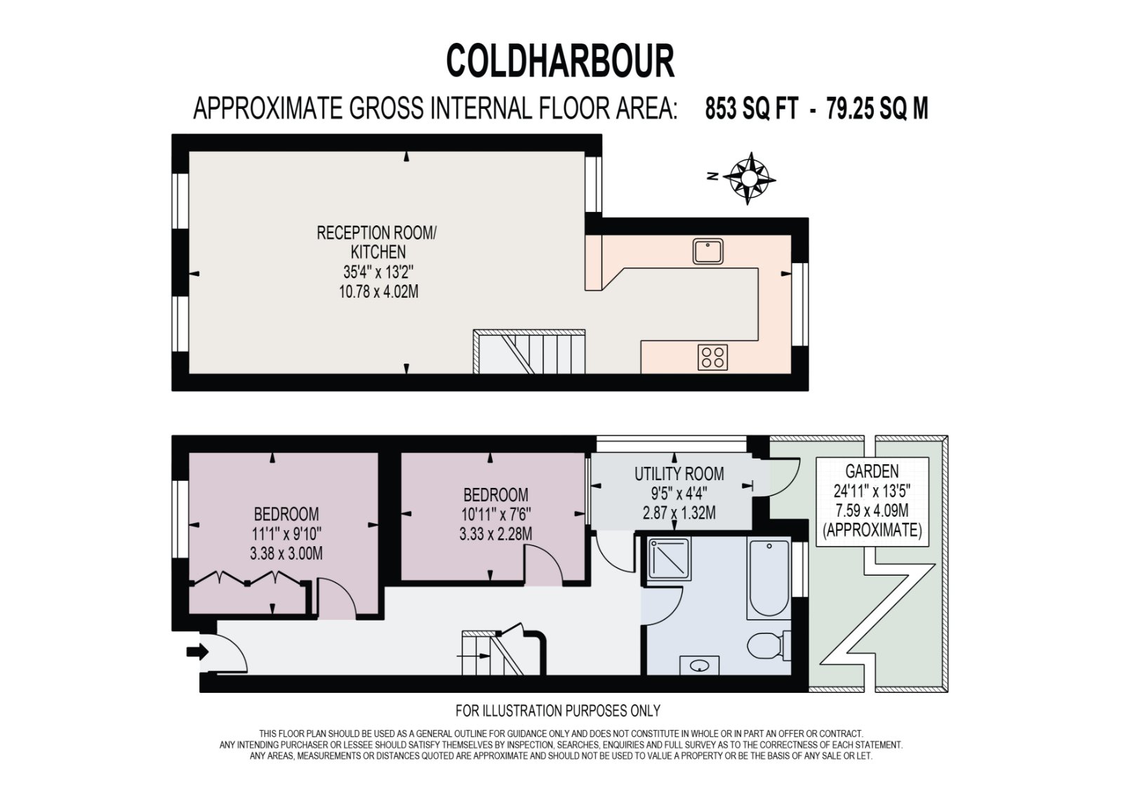 37, Cold Harbour, London floorplan