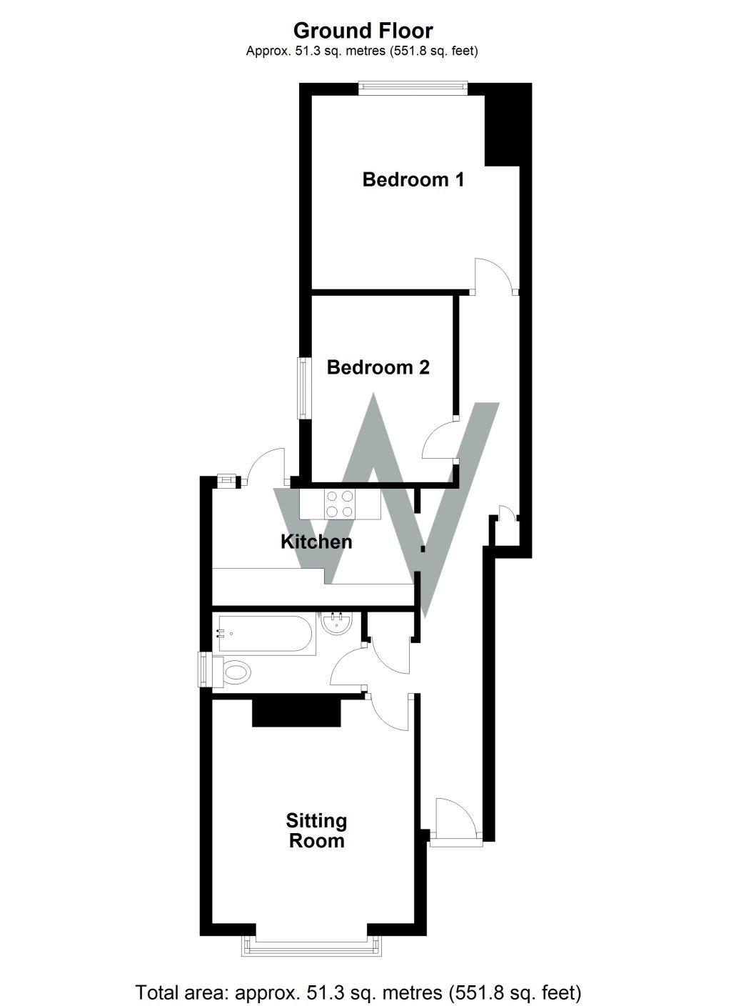 2 Bedrooms Flat to rent in Wyndham Road, Salisbury SP1