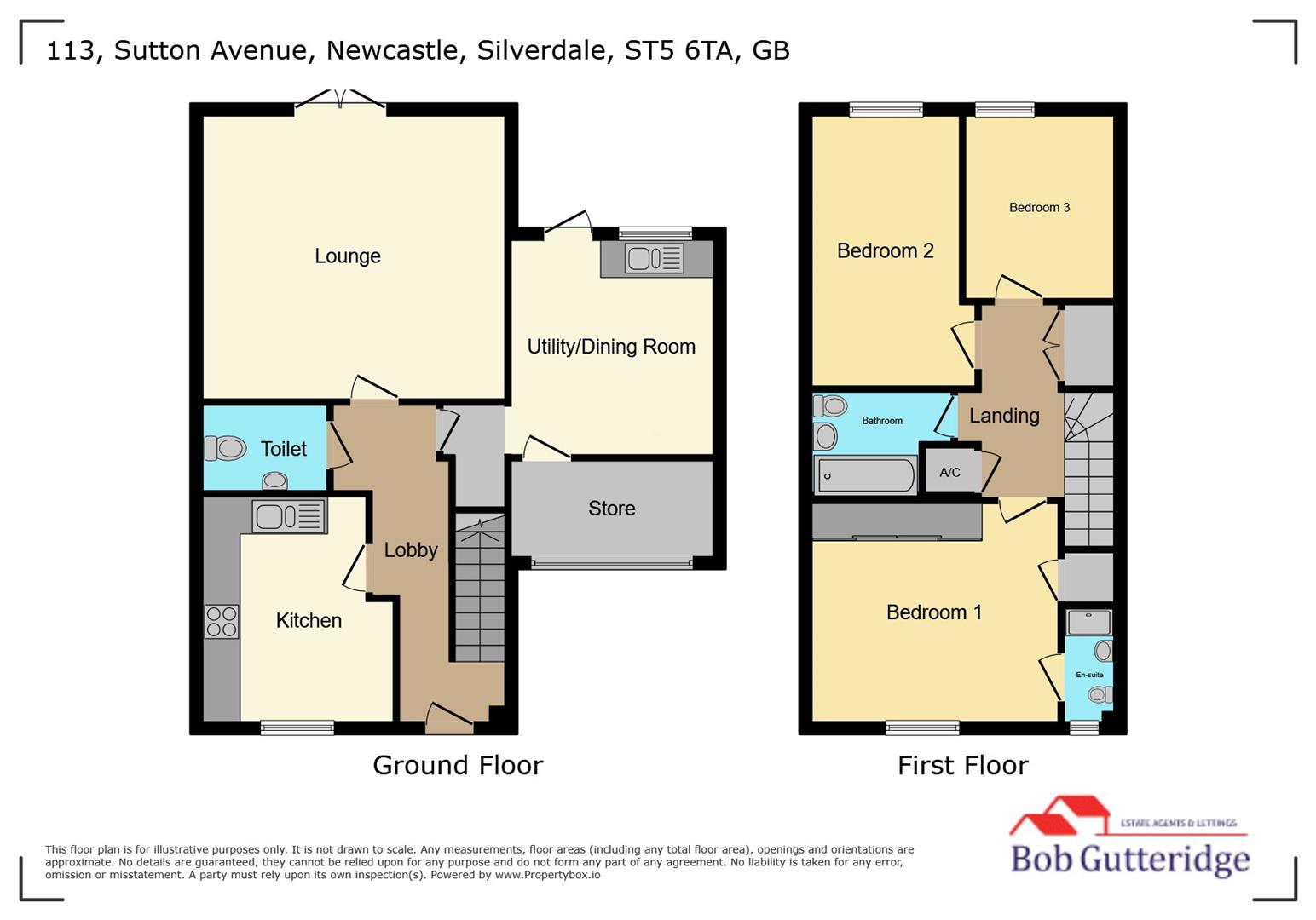 113, Sutton Avenue, Newcastle floorplan
