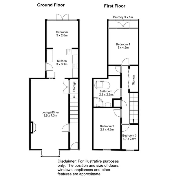 Argraig, Pwllheli floorplan