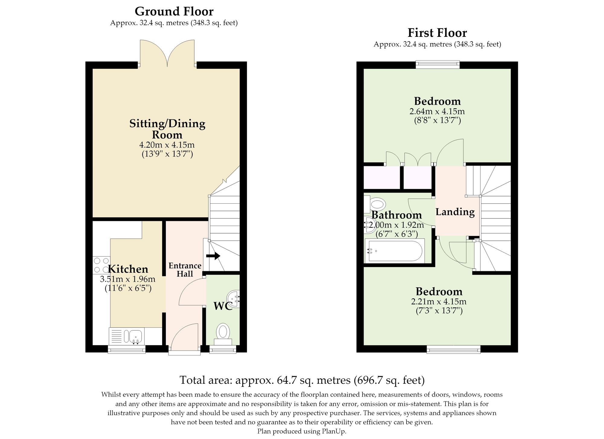 9 Horsley Drive, Great Yarmouth floorplan