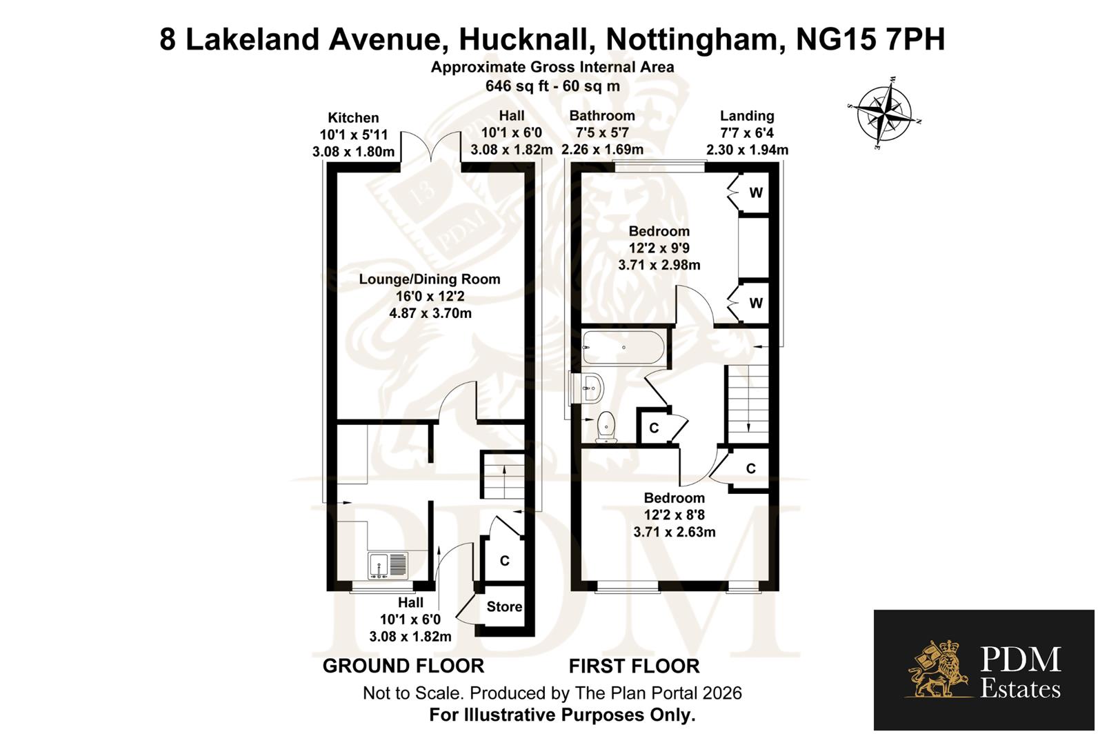 8, Lakeland Avenue, Nottingham floorplan