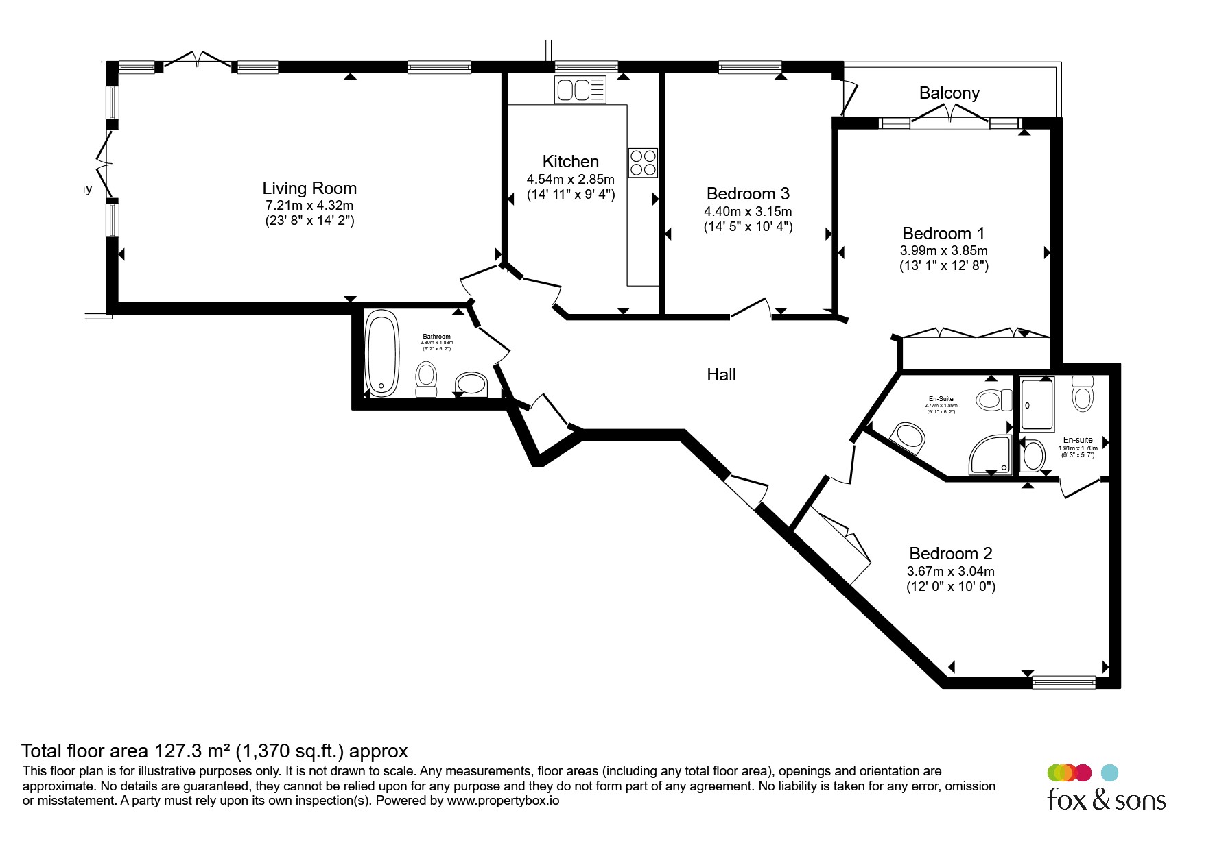 63, Dominica Court, Eastbourne floorplan