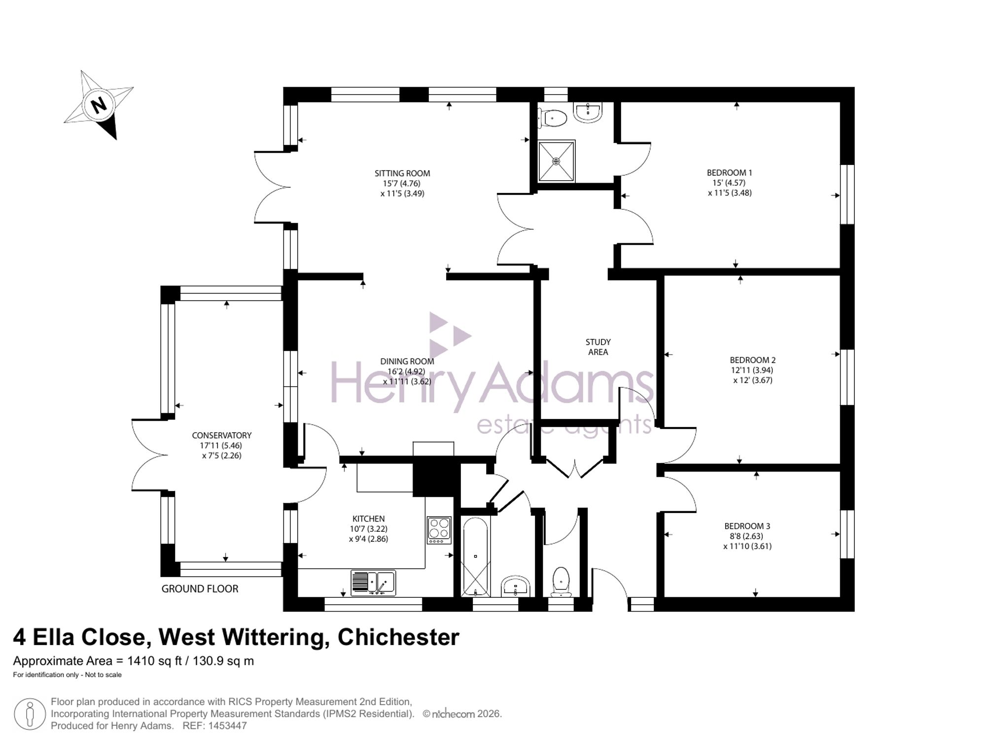 4 Ella Close, Chichester floorplan