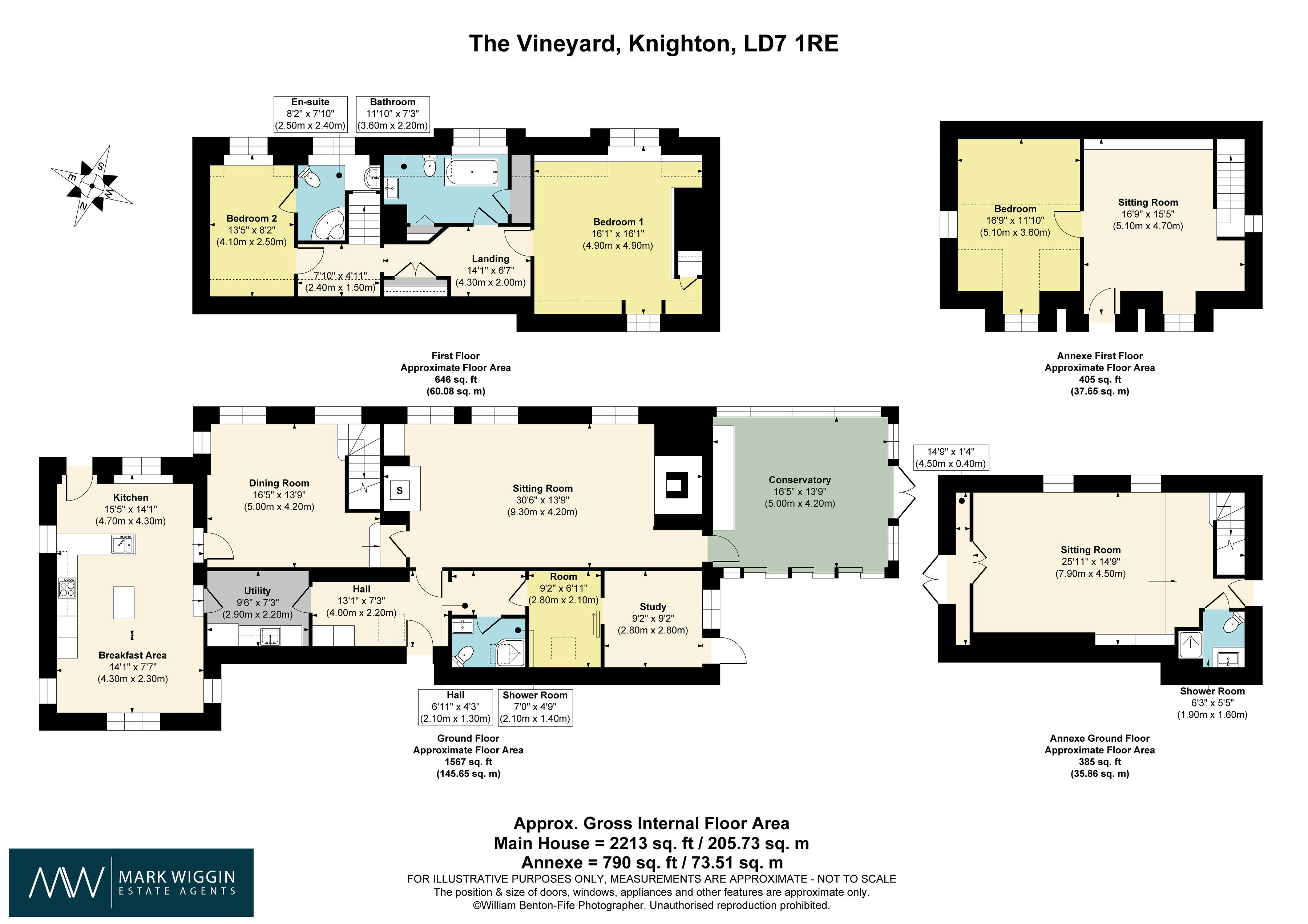 The Vineyard,, Bwlch-y-Plain, Powys floorplan