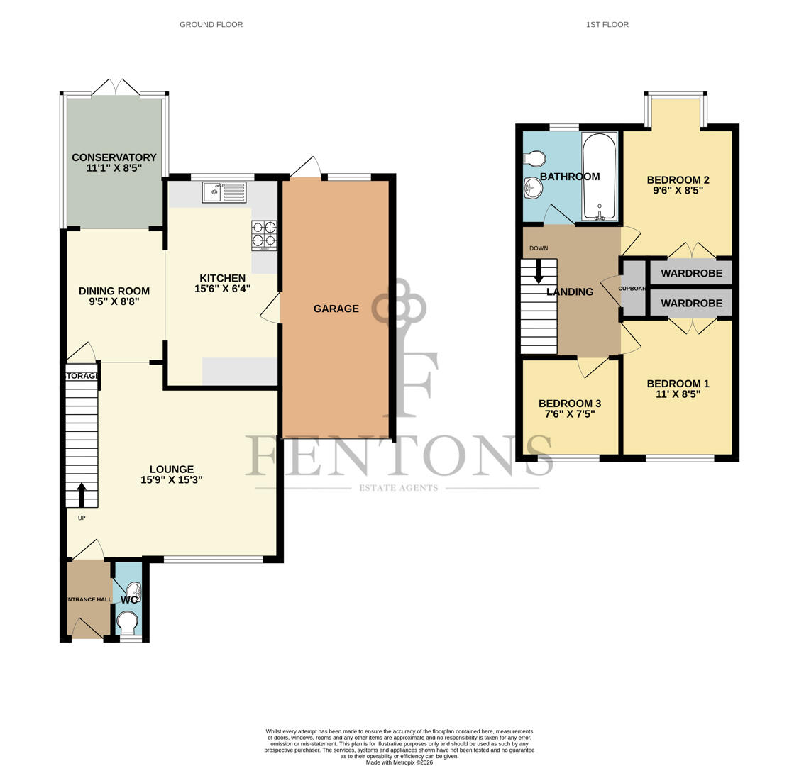 6, Lulworth Close, Clacton-on-Sea floorplan