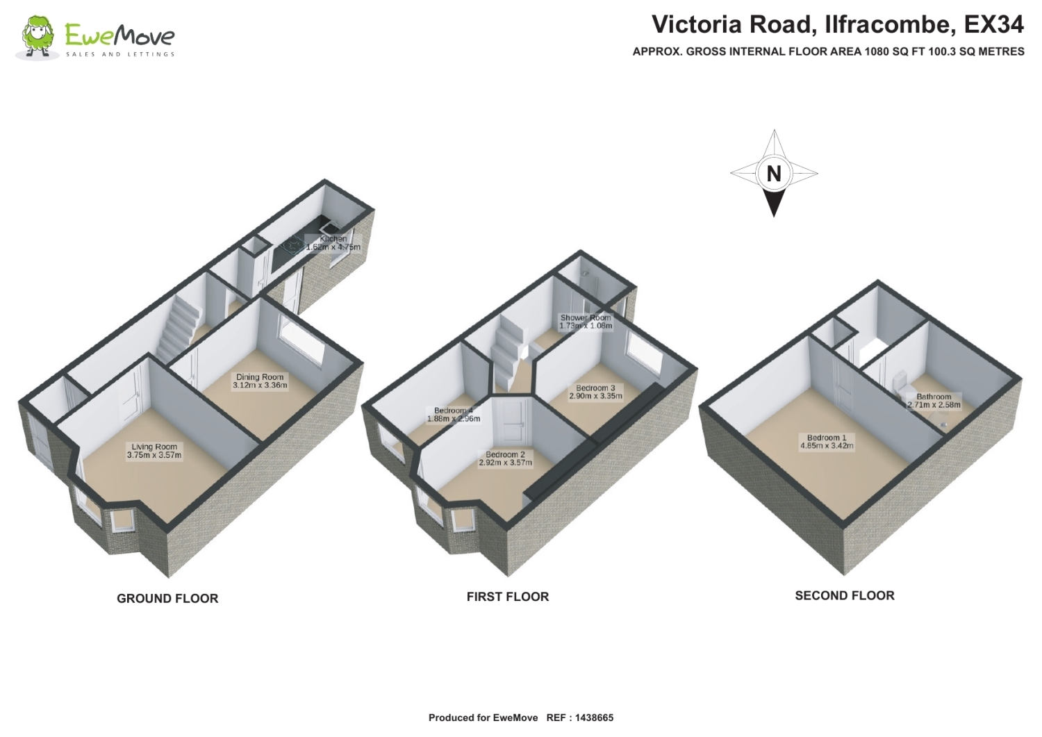 29, Victoria Road, Ilfracombe floorplan