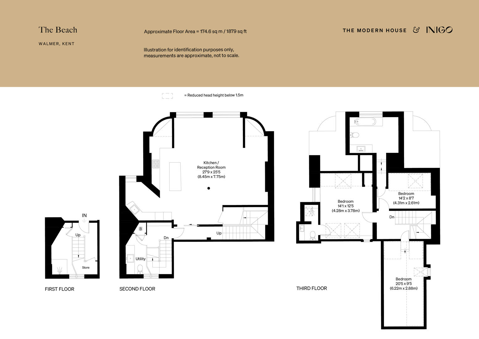 Flat C, 23, The Beach, Deal floorplan