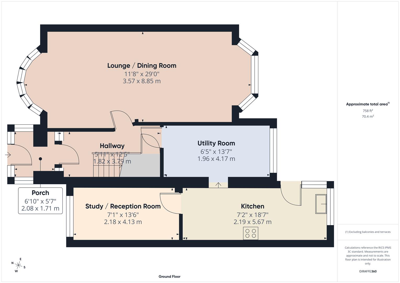 105, Old Farm Road, Birmingham floorplan