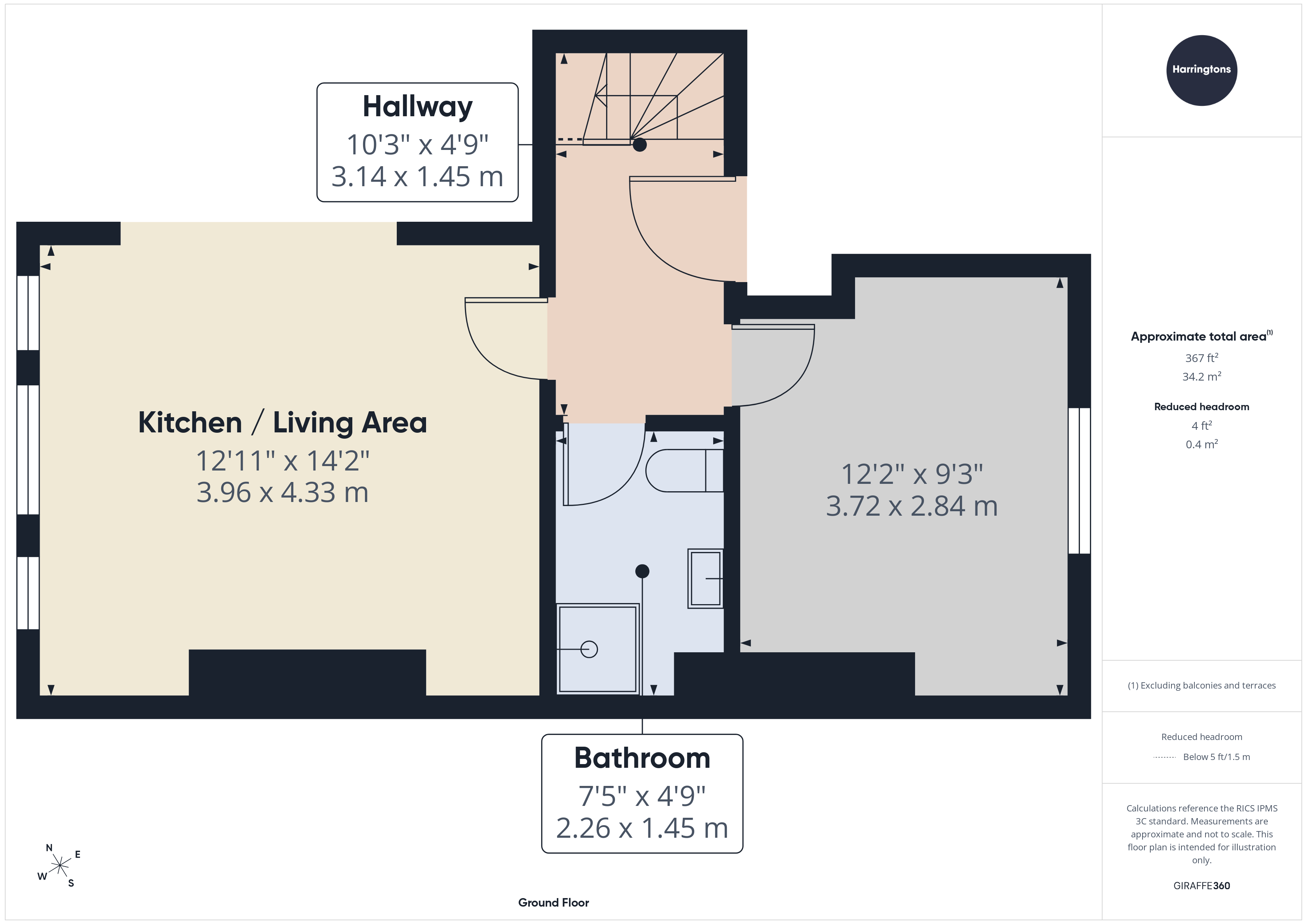 4, 22, Walpole Terrace, Brighton floorplan