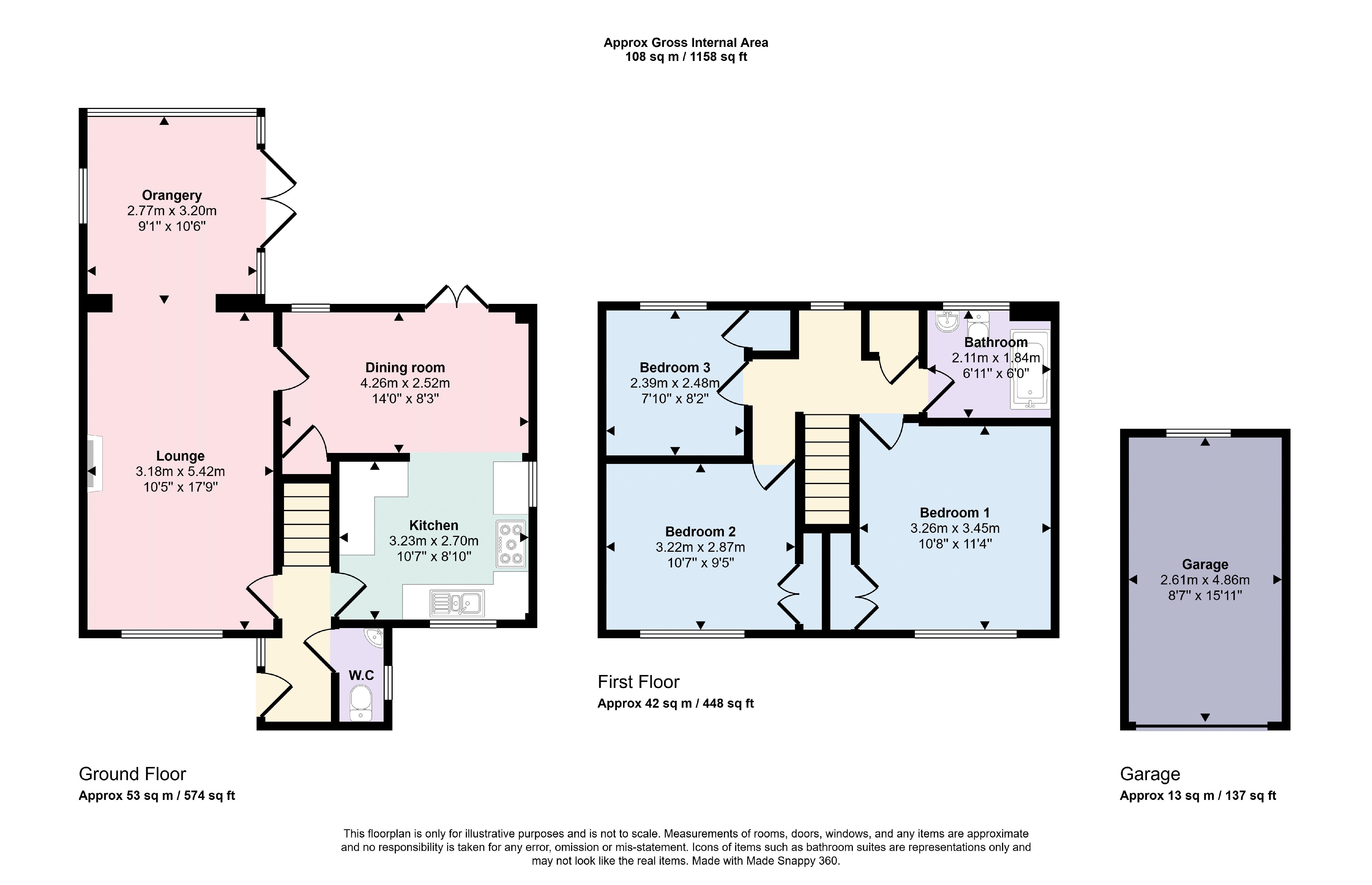 2, Woodborough Close, Trowbridge floorplan