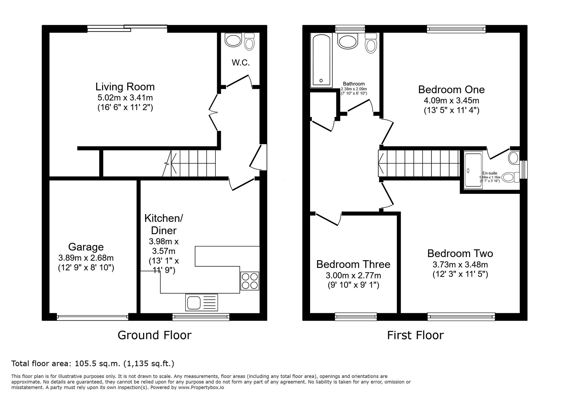 4 Copa'r Bryn, Colwyn Bay floorplan