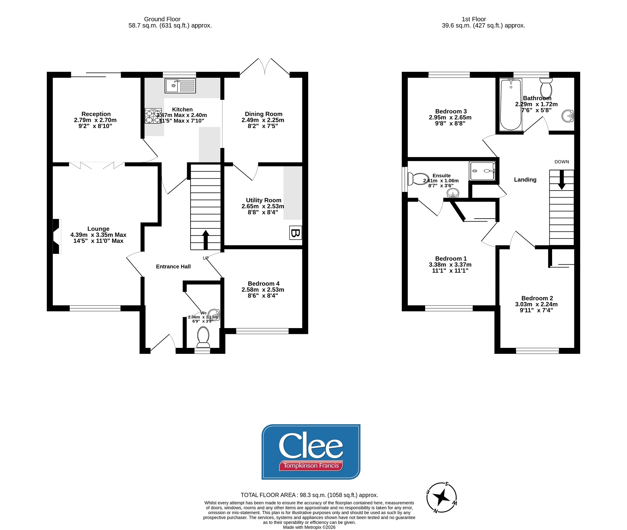 81, Beacons Park, Brecon floorplan