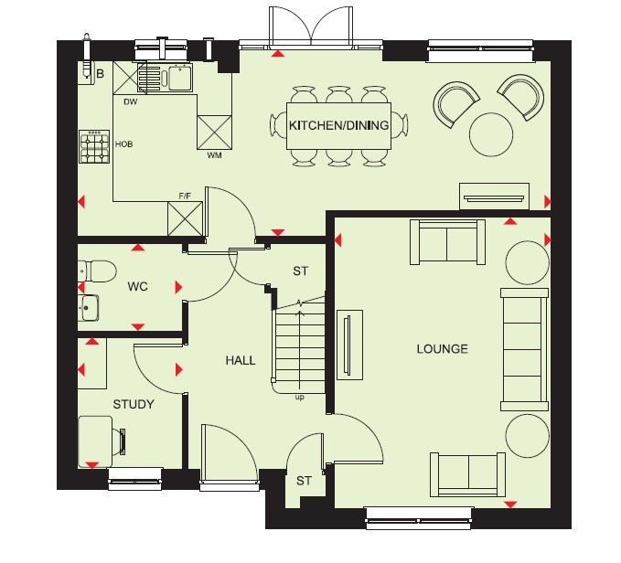 H862131, Paddock Lane, Halifax floorplan