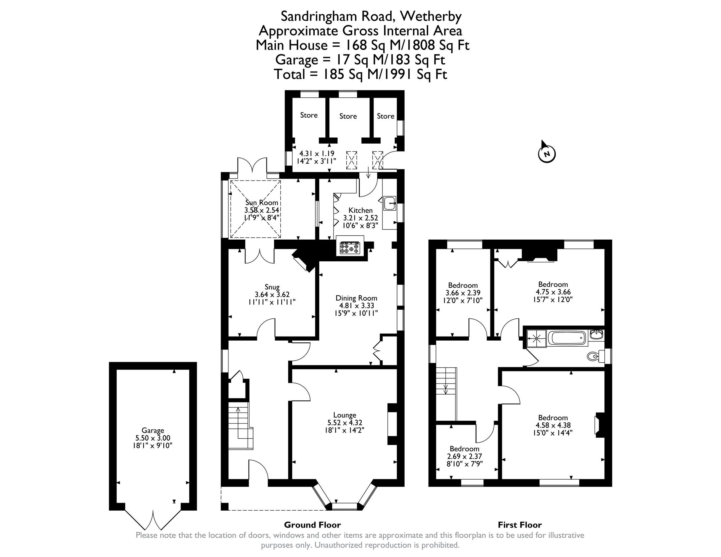 Sandringham Road, Wetherby, West Yorkshire floorplan