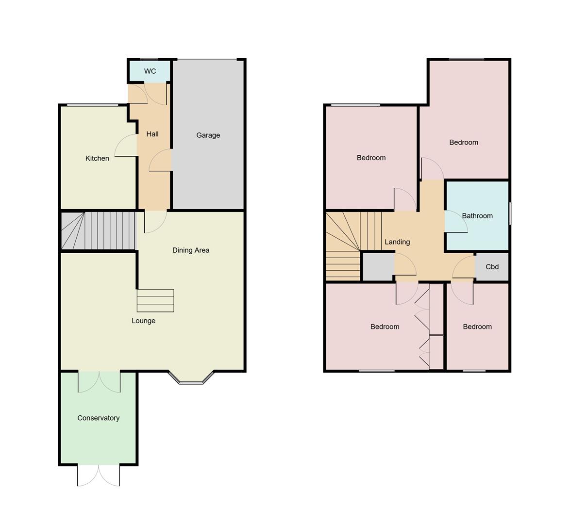 1, Harding Close, Rotherham floorplan