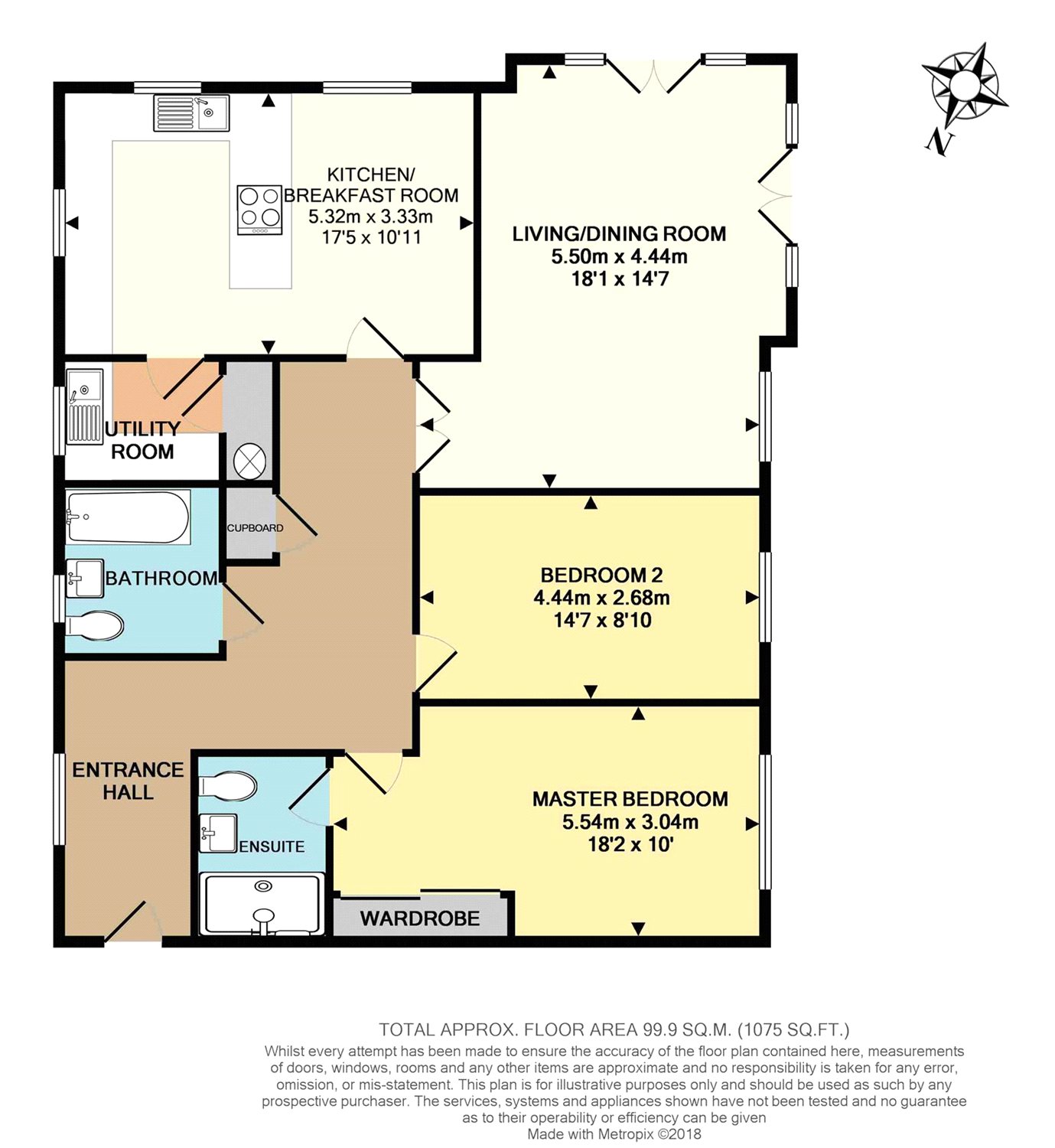 2 Bedrooms Flat to rent in Baily Gardens, Wray Common Road, Reigate, Surrey RH2