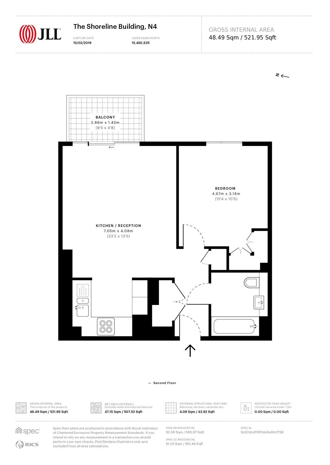 1 Bedrooms Flat to rent in The Shoreline, Nature Collection, London N4