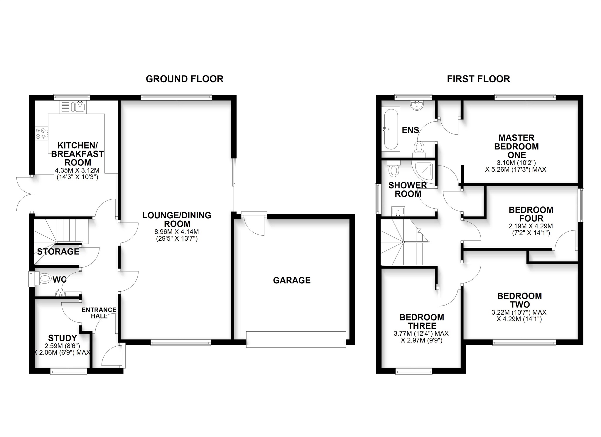 27, Chartwell Drive, Cardiff floorplan