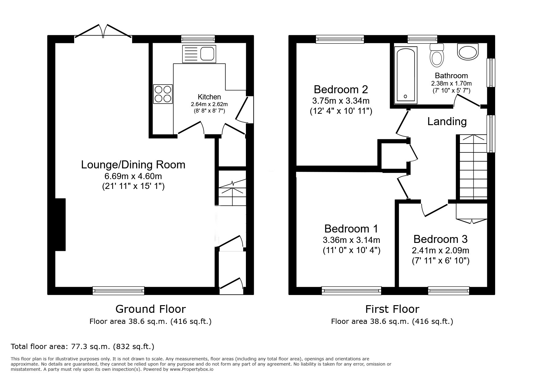 15, Simpsons Way, Chester floorplan