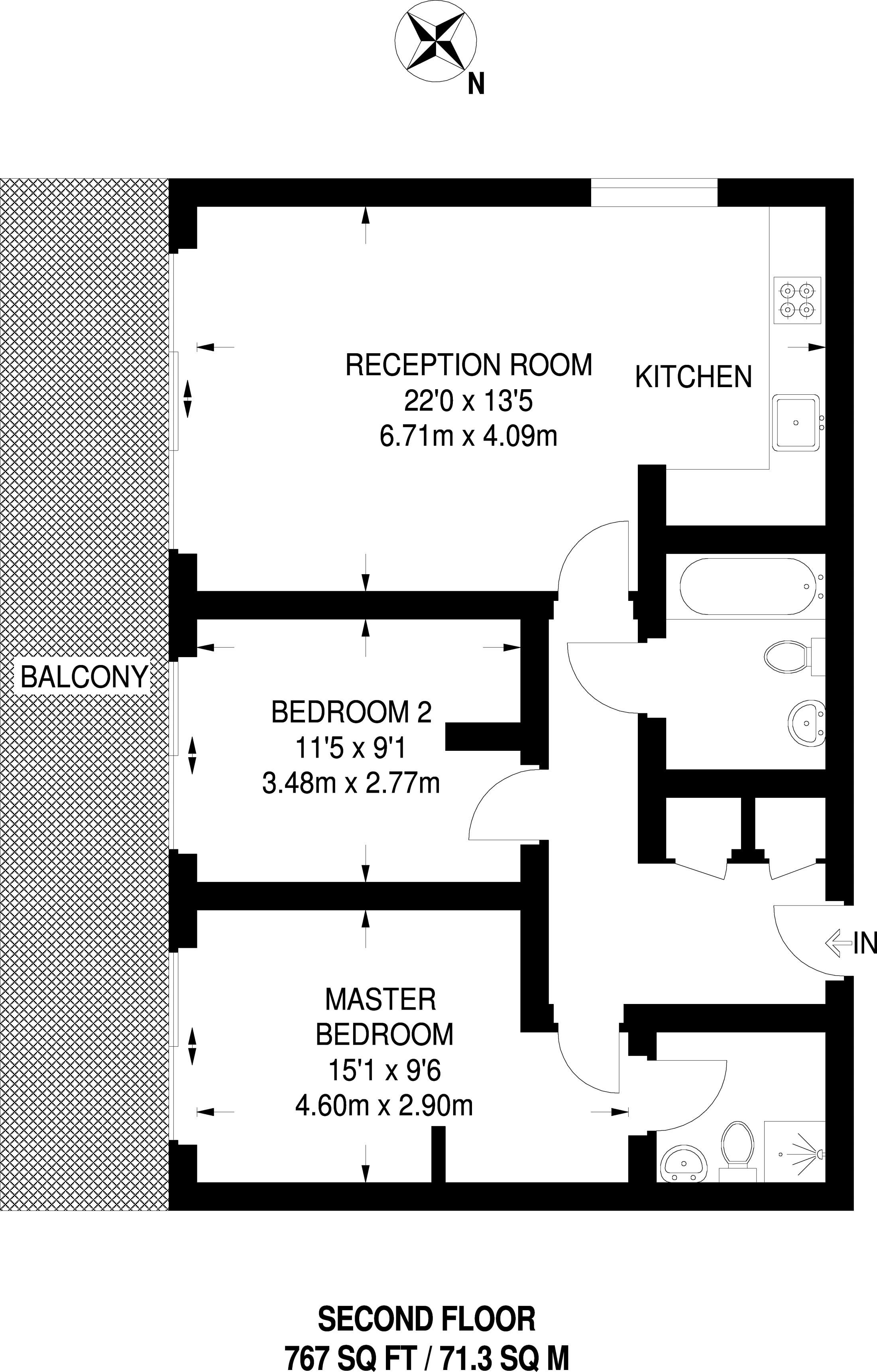2 Bedrooms Flat to rent in The White Cube, Lewisham SE13