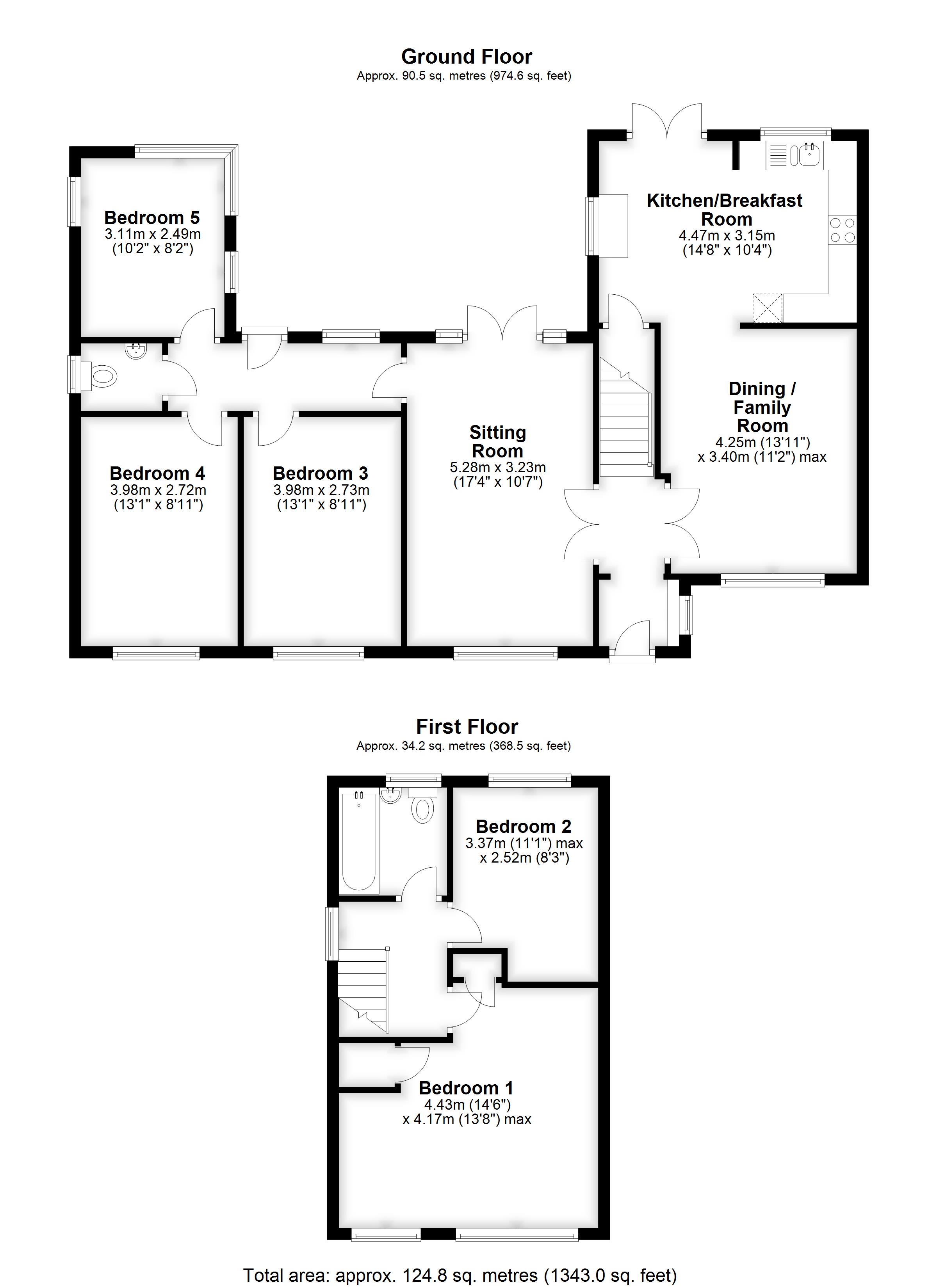 5 Bedrooms Terraced house for sale in Stanley Close, Staplehurst, Tonbridge TN12