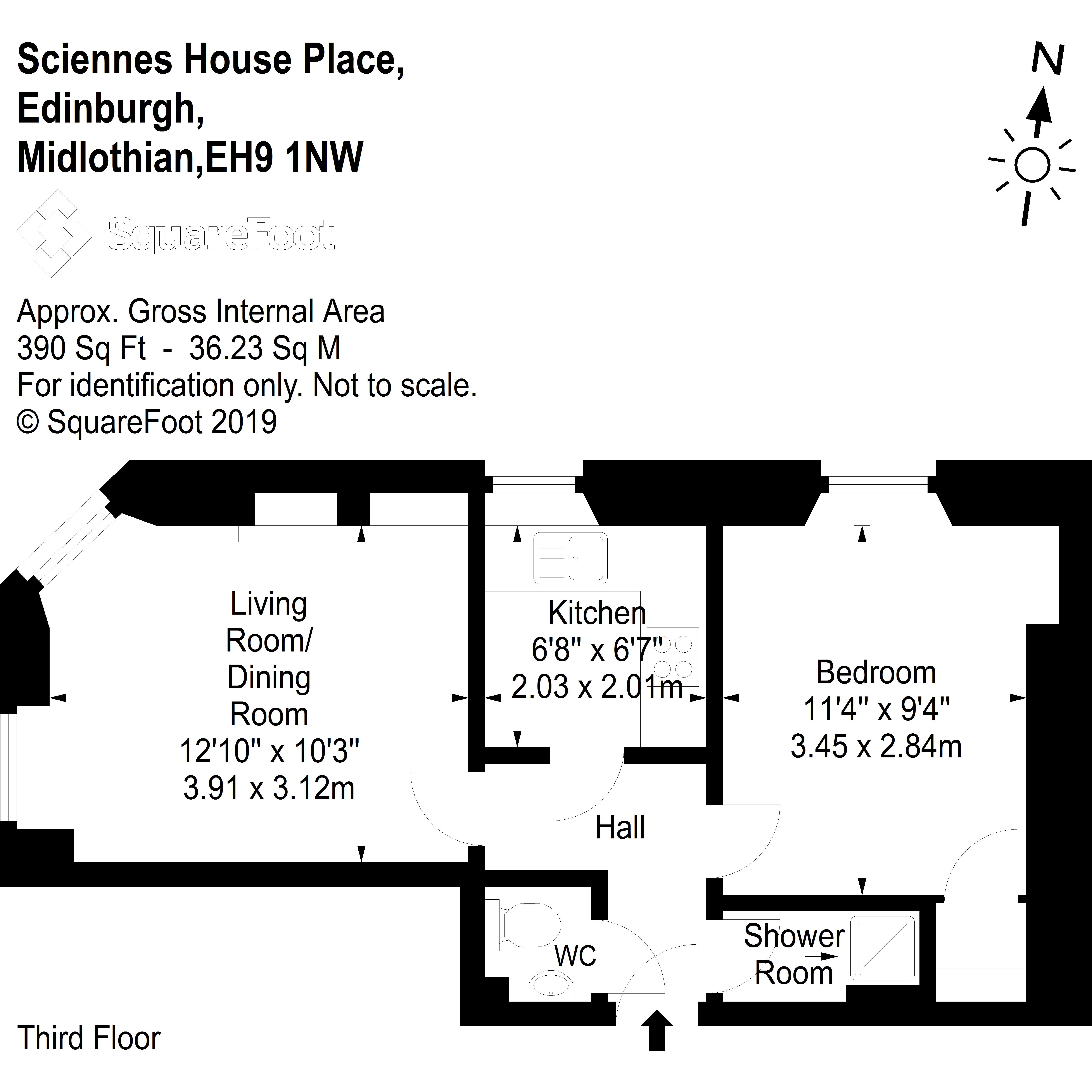 1 Bedrooms Flat for sale in 2 (3F3) Sciennes House Place, Edinburgh EH9