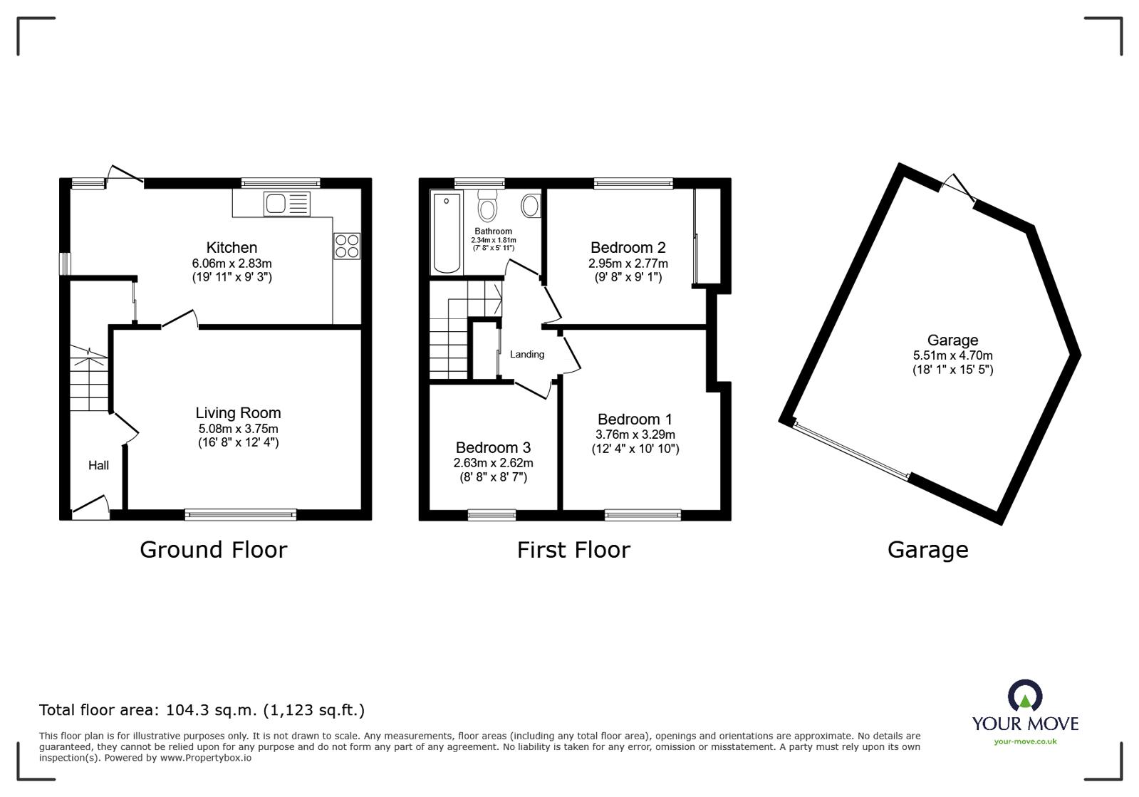 2, Kendal Road, Manchester floorplan