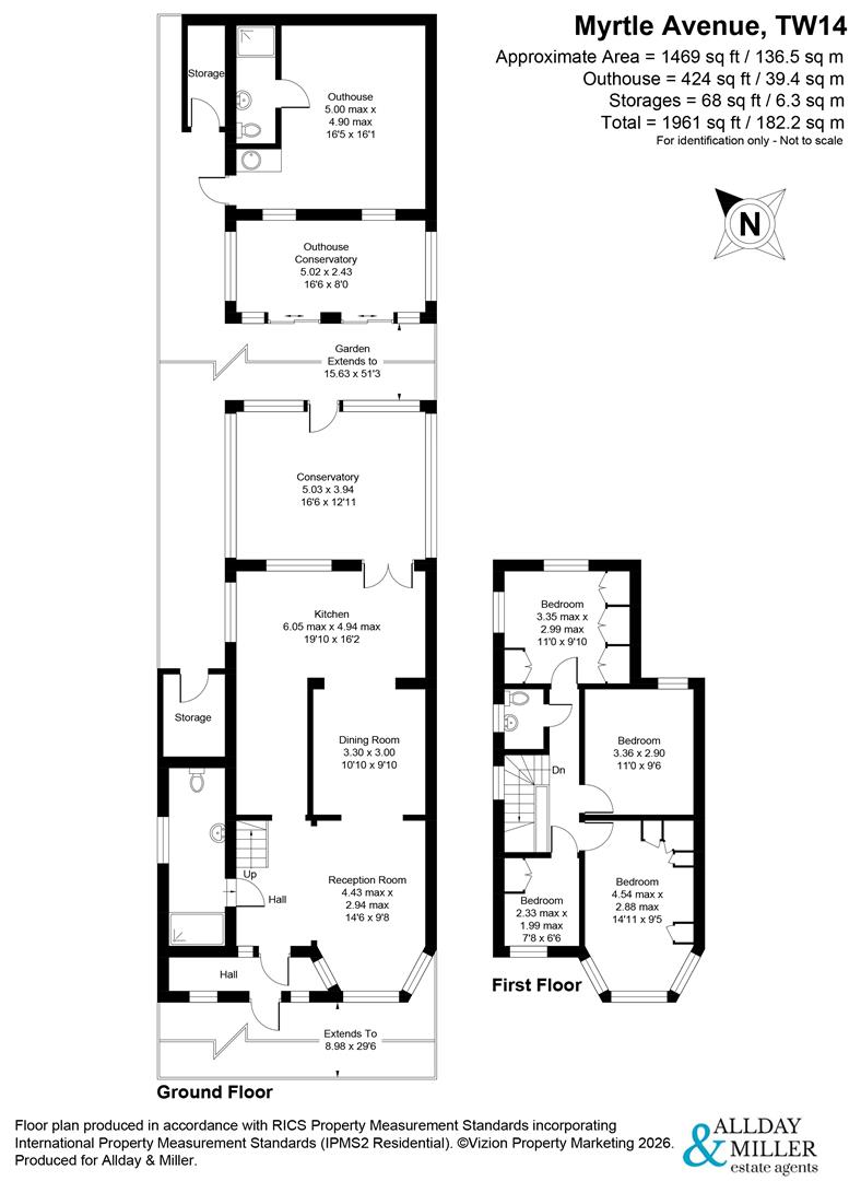 32, Myrtle Avenue, Feltham floorplan