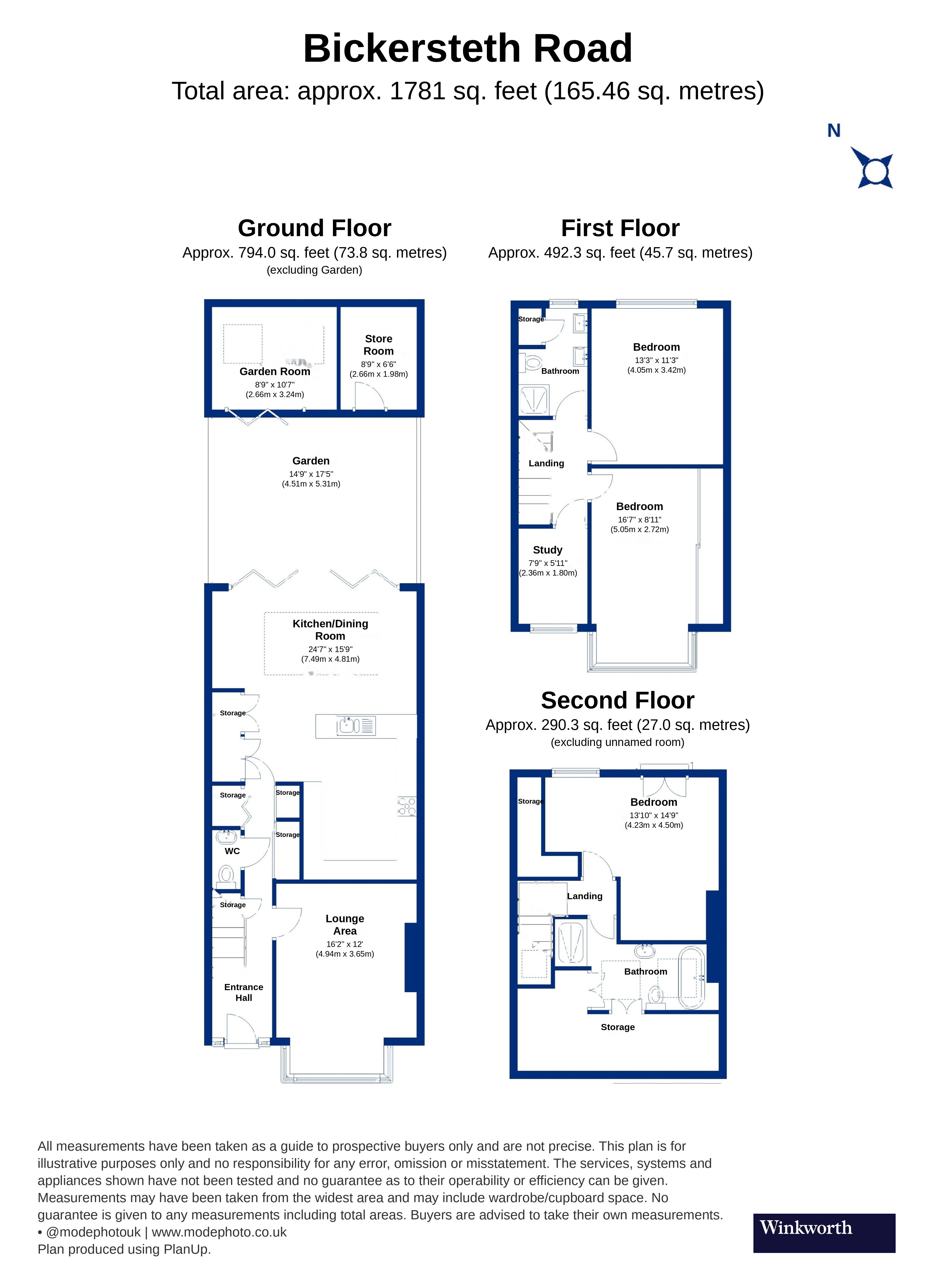 Bickersteth Road, London floorplan