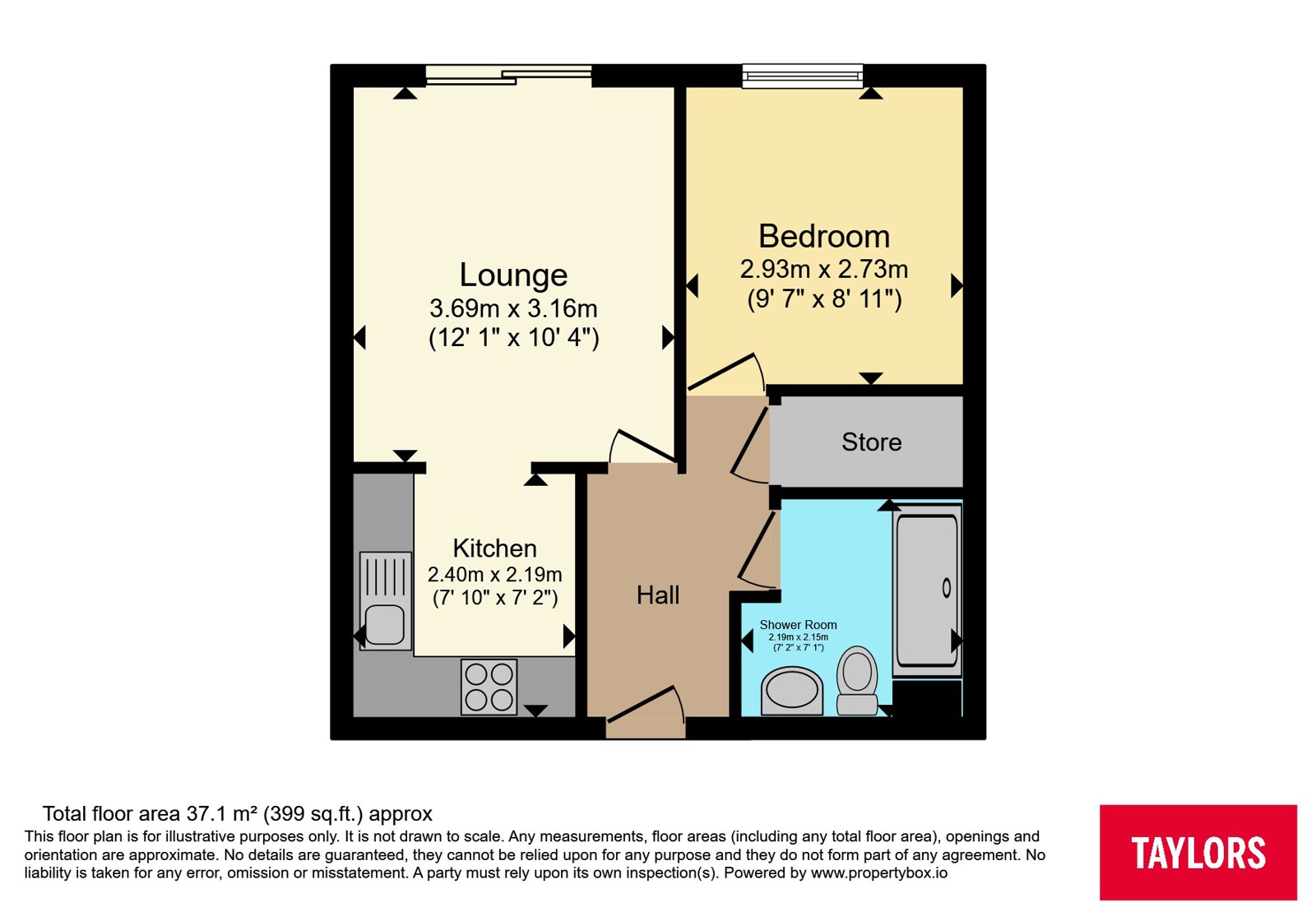 Flat 4, Regal Court,, Bancroft, Hertfordshire floorplan