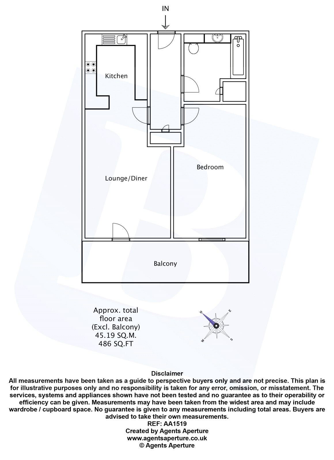 1 Bedrooms Flat to rent in Upminster Road, Upminster RM14