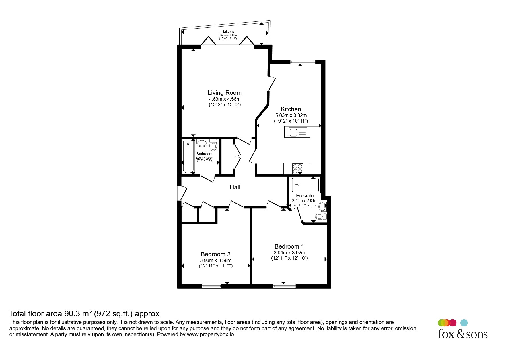 Flat 8, Aspiration, 3, Glenair Road, Poole floorplan