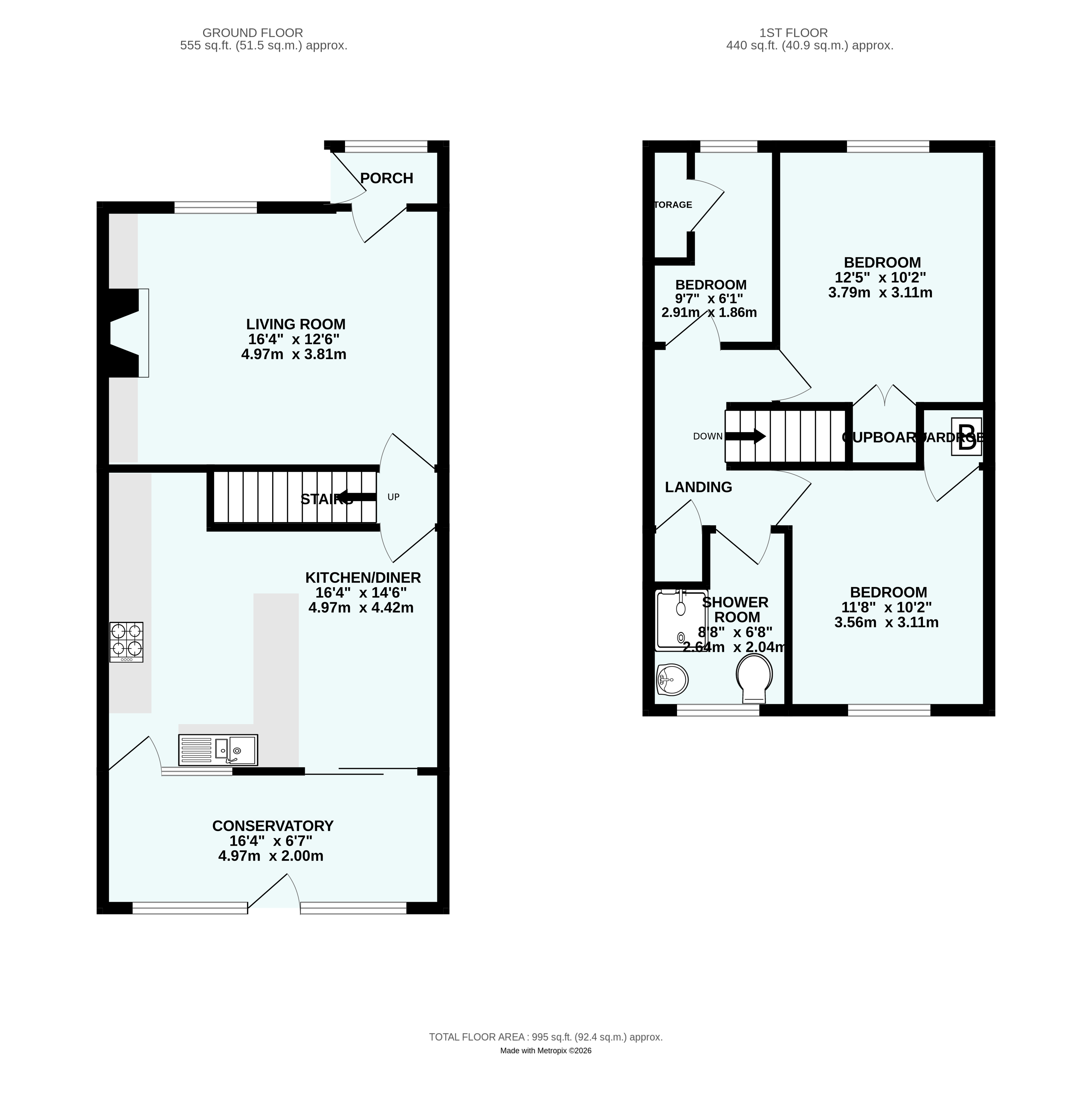 54, Boscathnoe Way, Cornwall floorplan